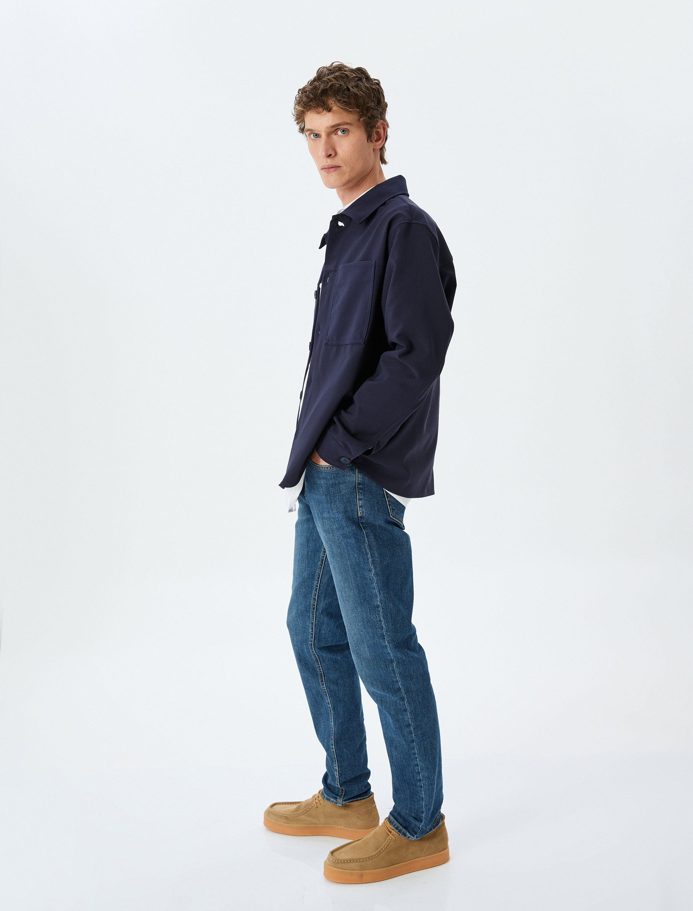 Koton Erkek Slim Fit Kot Pantolon - Brad Jean -1