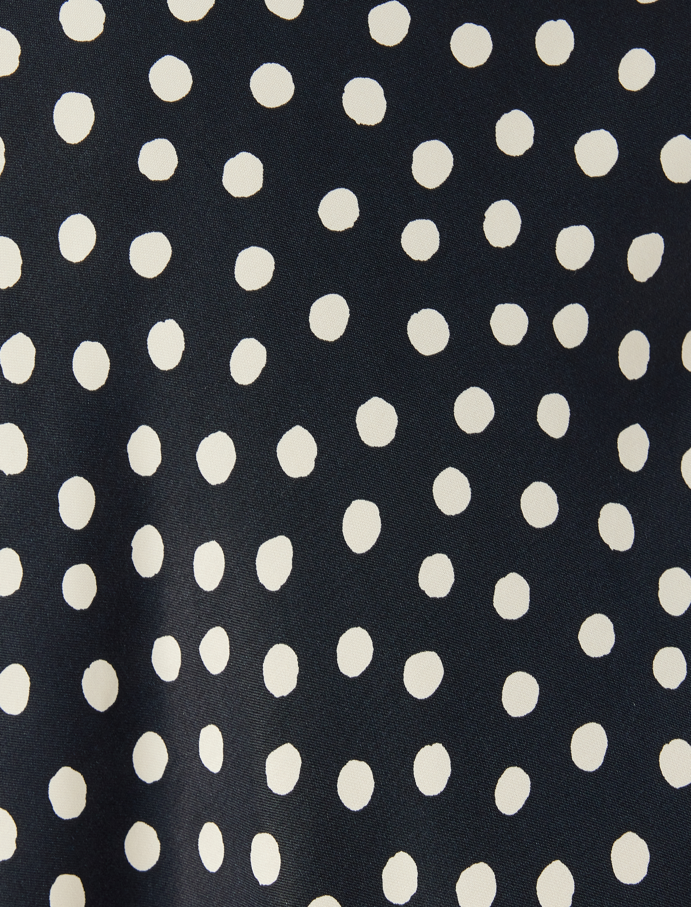   Puantiye Desenli Midi Boy Kloş Viskon Etek