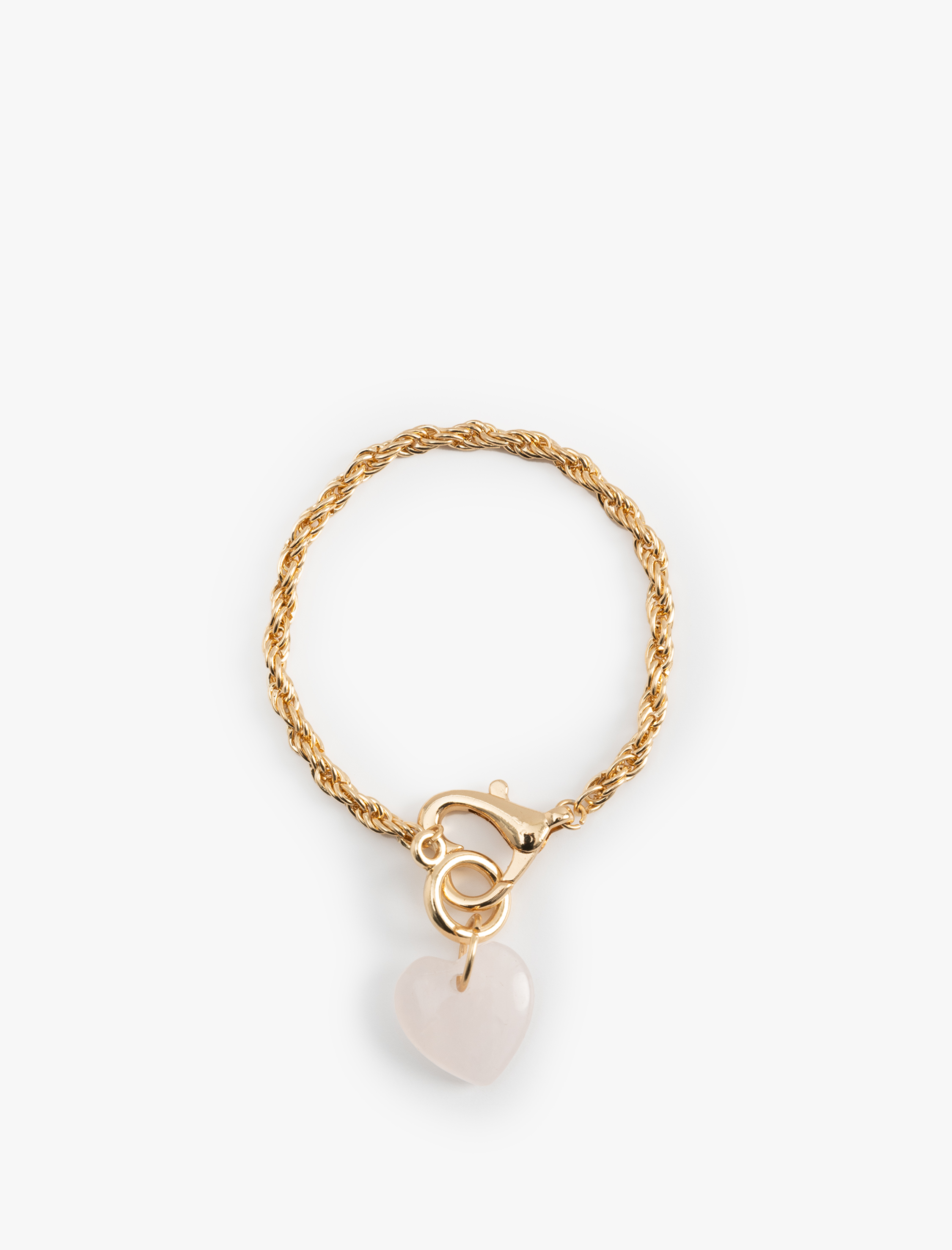  Kadın Kalp Detaylı Zincir Bileklik