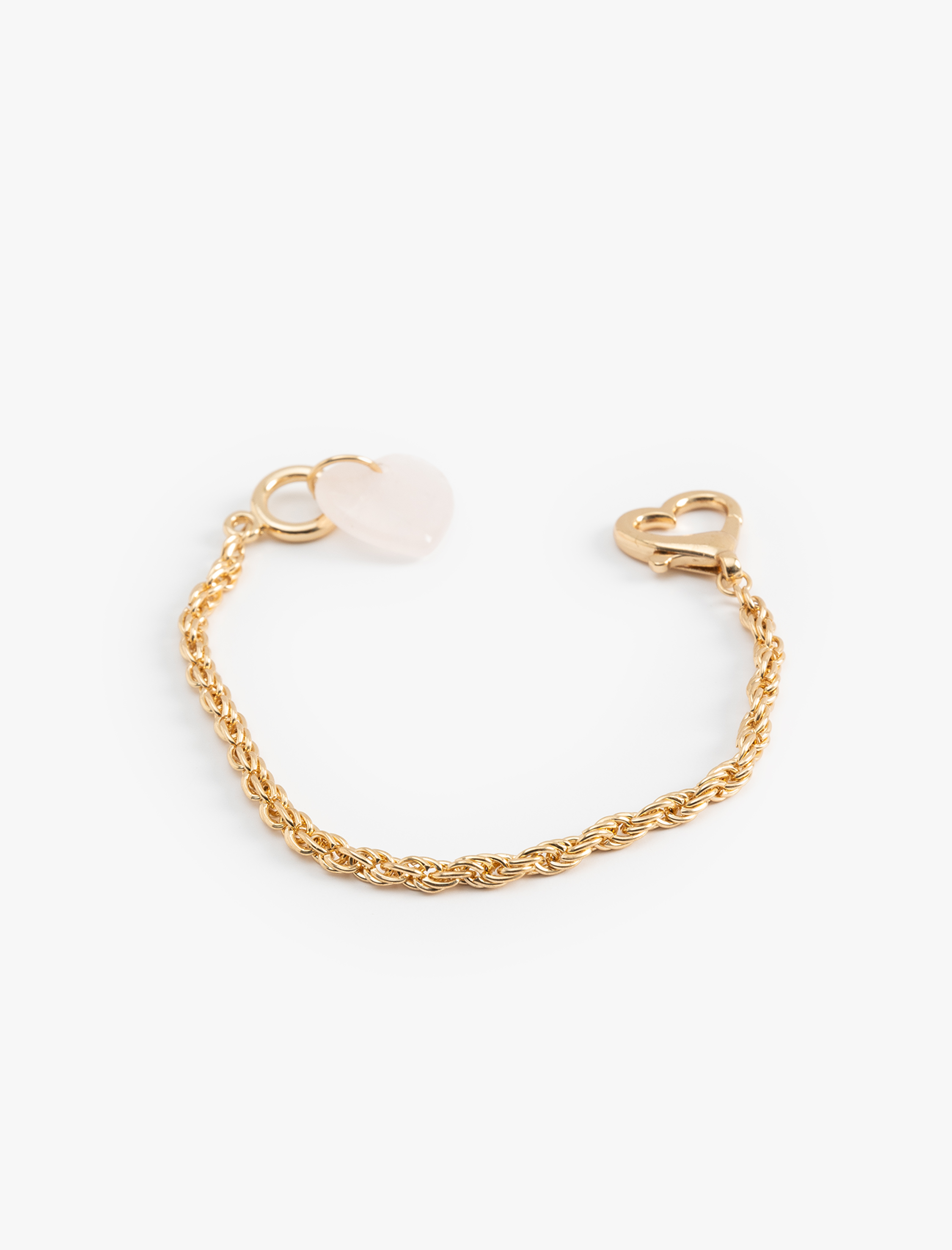  Kadın Kalp Detaylı Zincir Bileklik