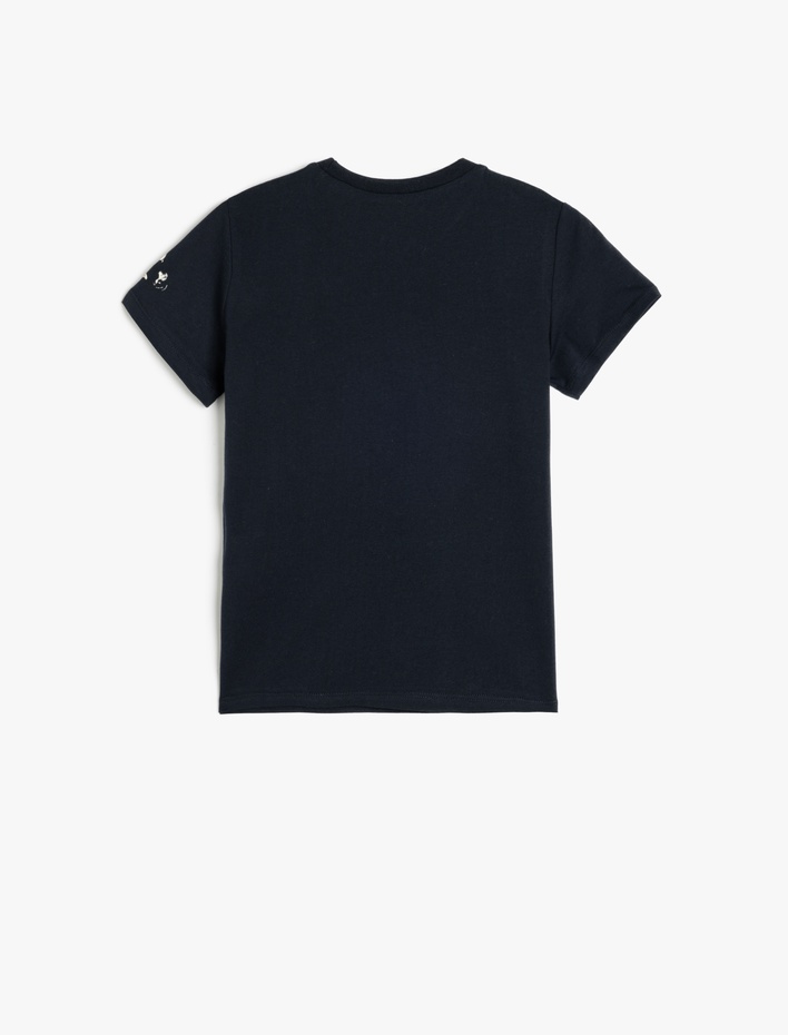 Erkek Çocuk Snoopy Tişört Lisanslı Kısa Kollu Bisiklet Yaka Pamuklu