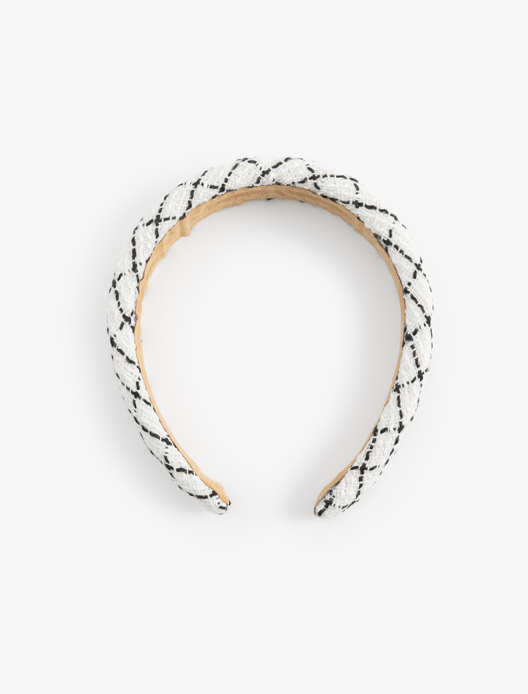 Beyaz Kadın Ekoseli Taç 5WAK71044AA | Koton