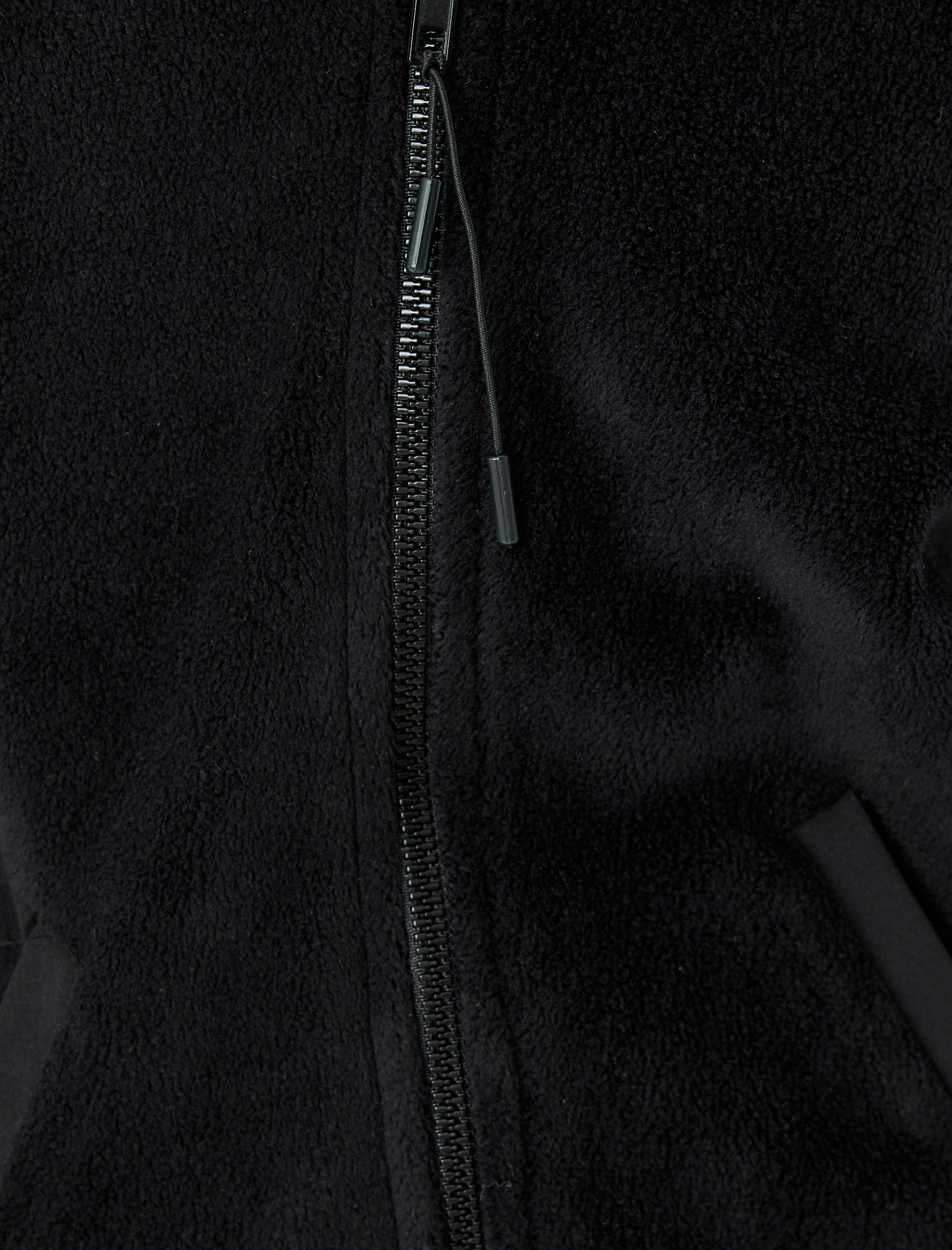   Polar Yelek Fermuarlı Cep Detaylı Dik Yaka Rahat Kalıp