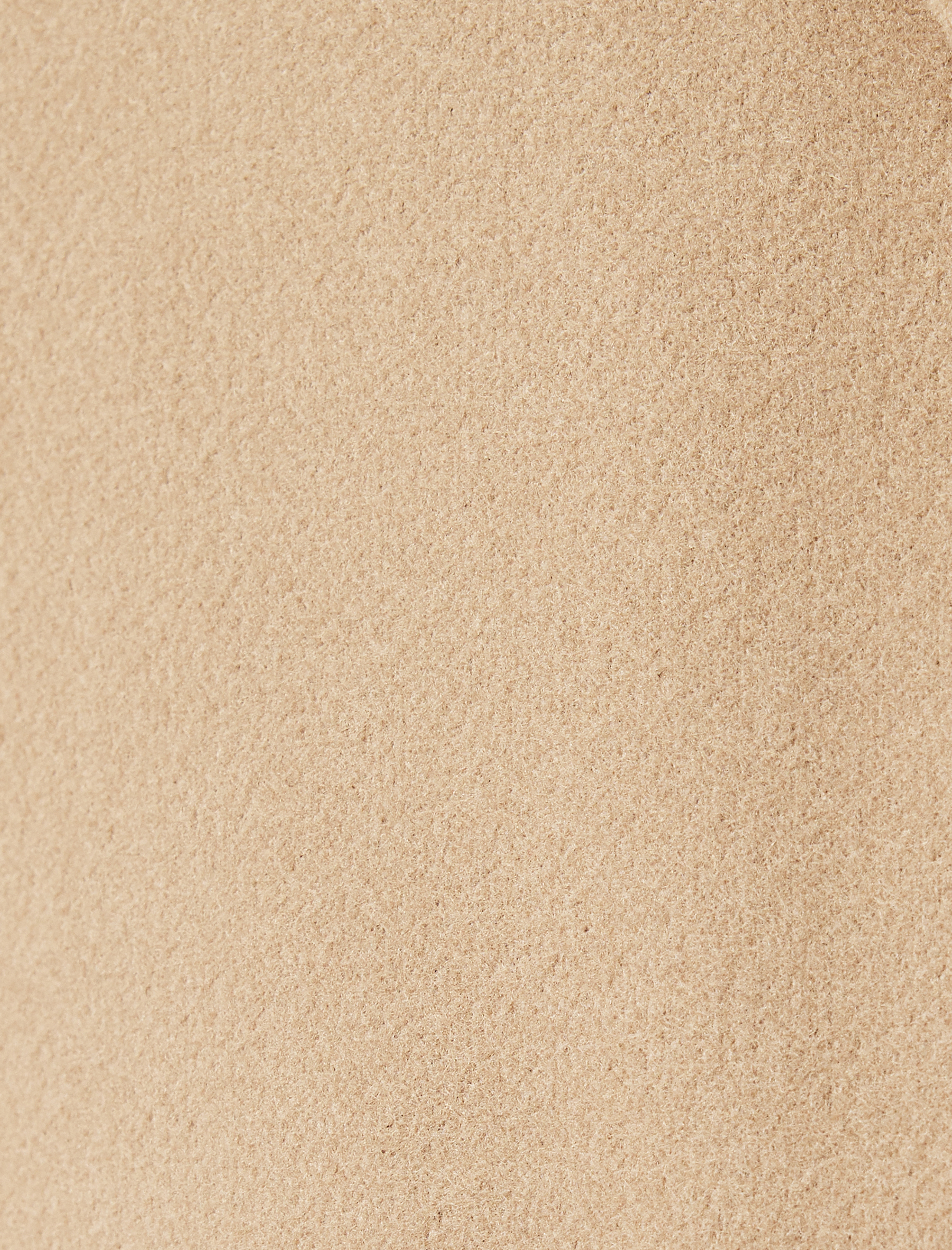   Uzun Kaşe Kaban Kruvaze Düğmeli Cepli