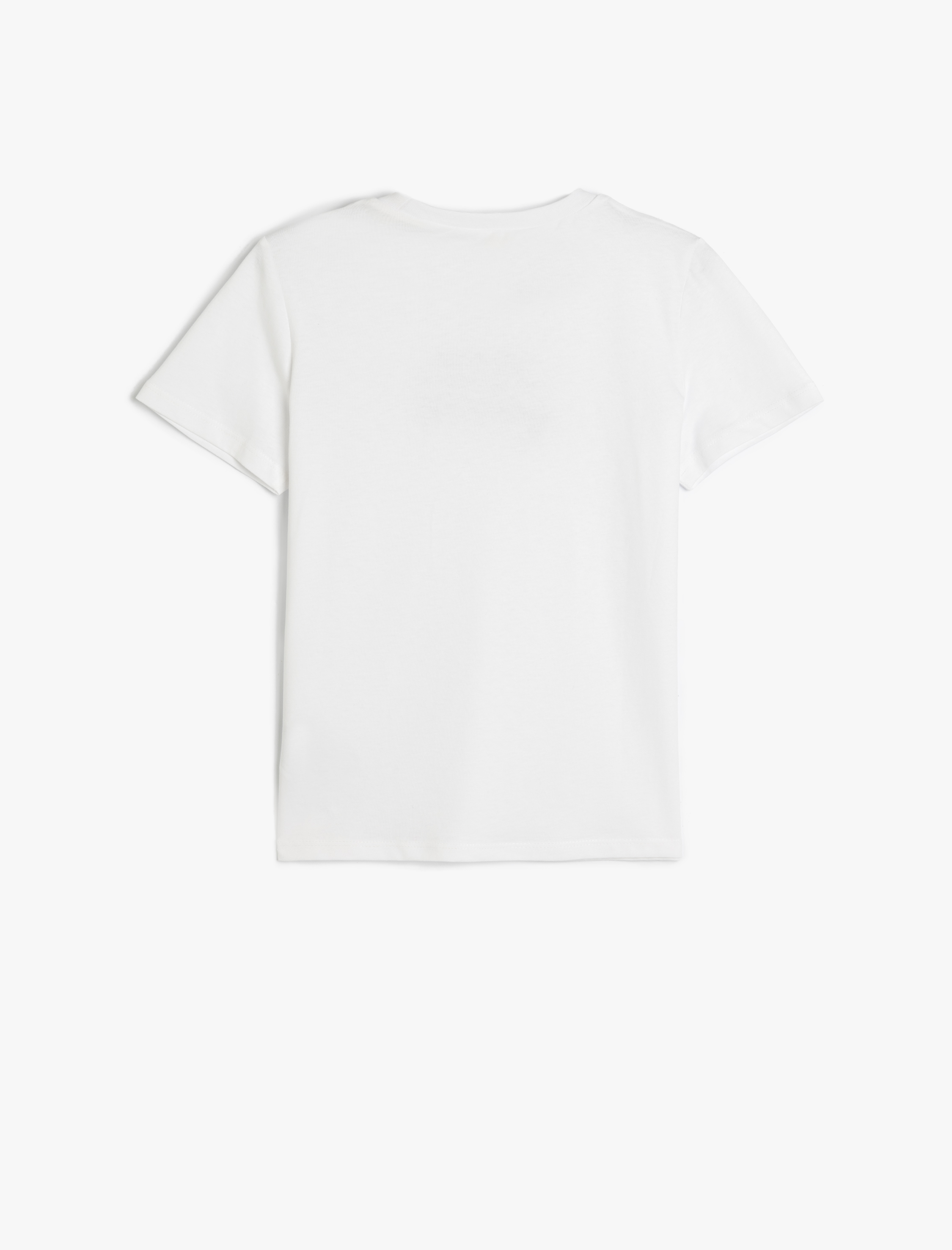  Erkek Çocuk Kaykay Baskılı Kısa Kollu Tişört Bisiklet Yaka Pamuklu