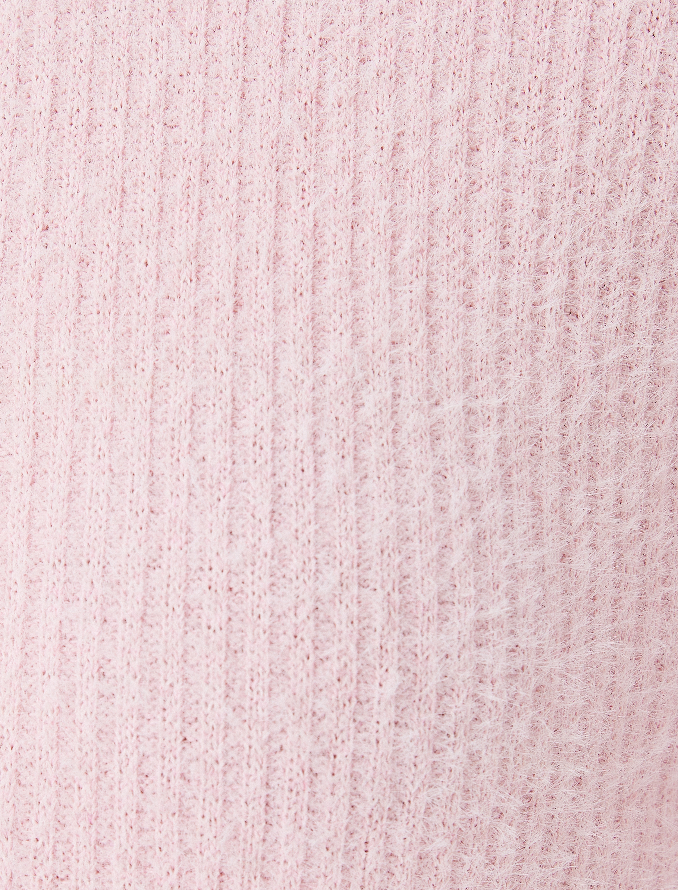   Bisiklet Yaka İnci Düğme Detaylı Yumuşak Dokulu Hırka