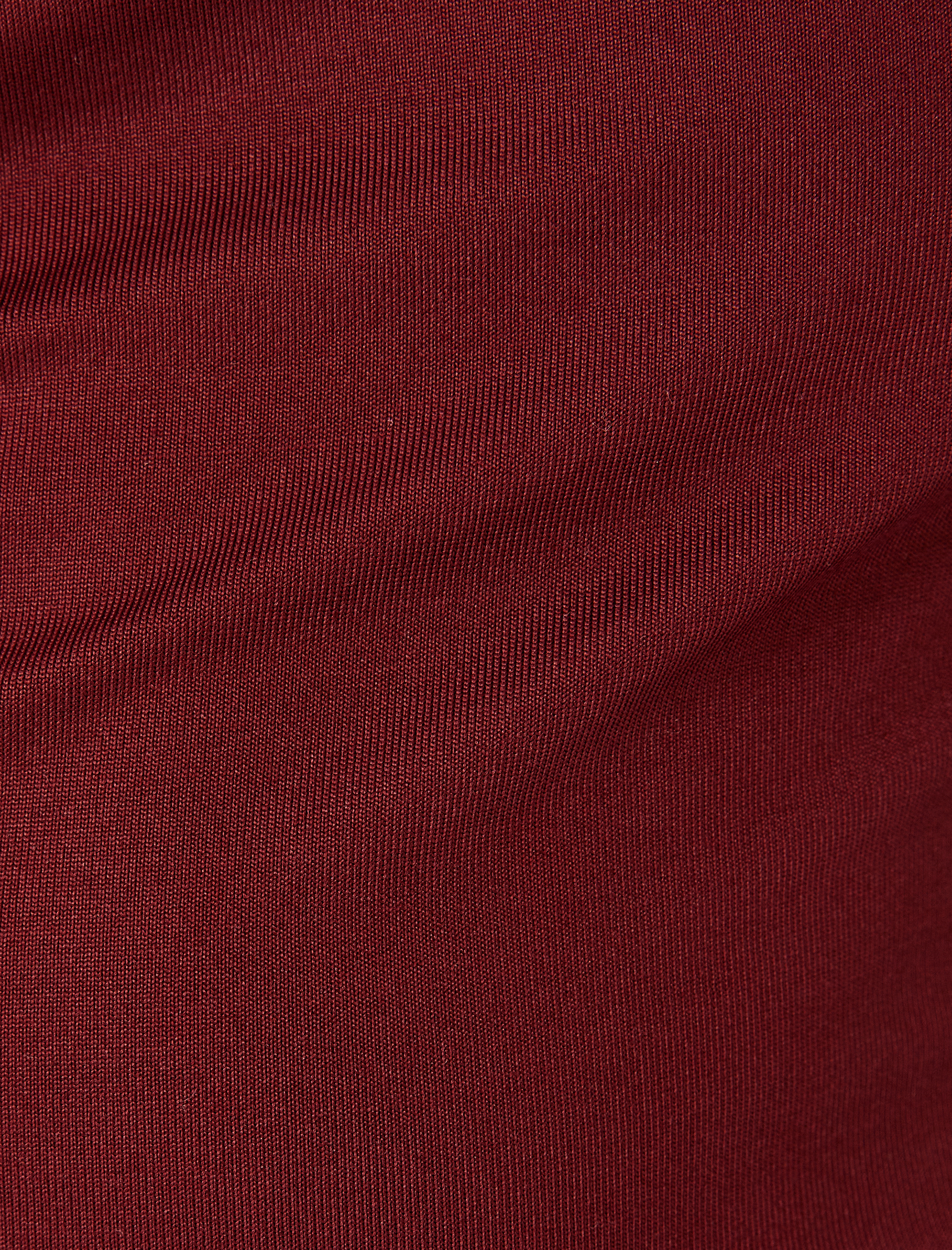   Uzun Kollu Degaje Yaka Slim Fit Tişört