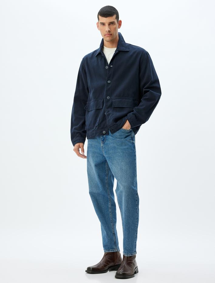  Normal Bel Loose Fit Jean Pantolon - Steve Jean