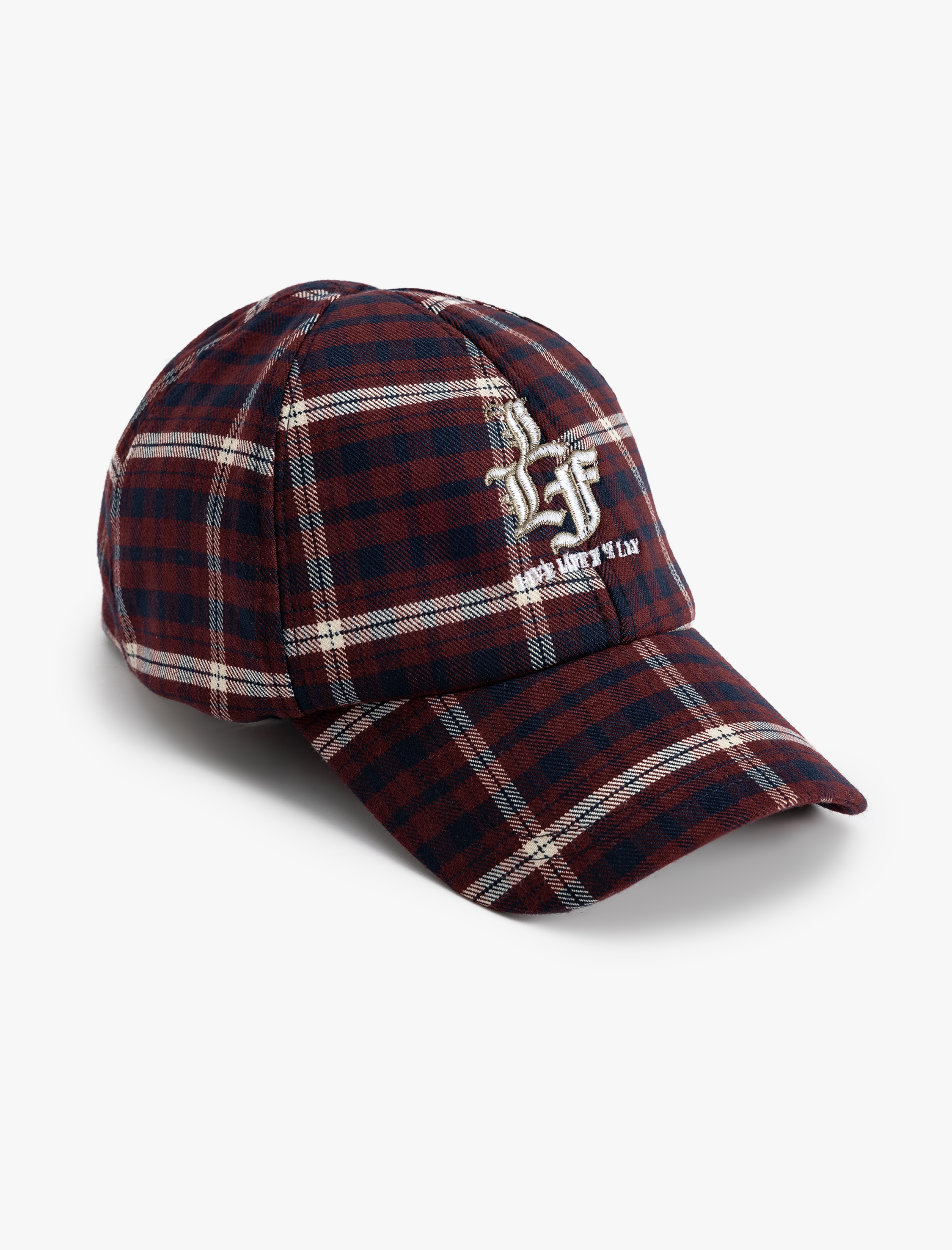  Kadın Ekoseli Kep Şapka - Koton X İnji