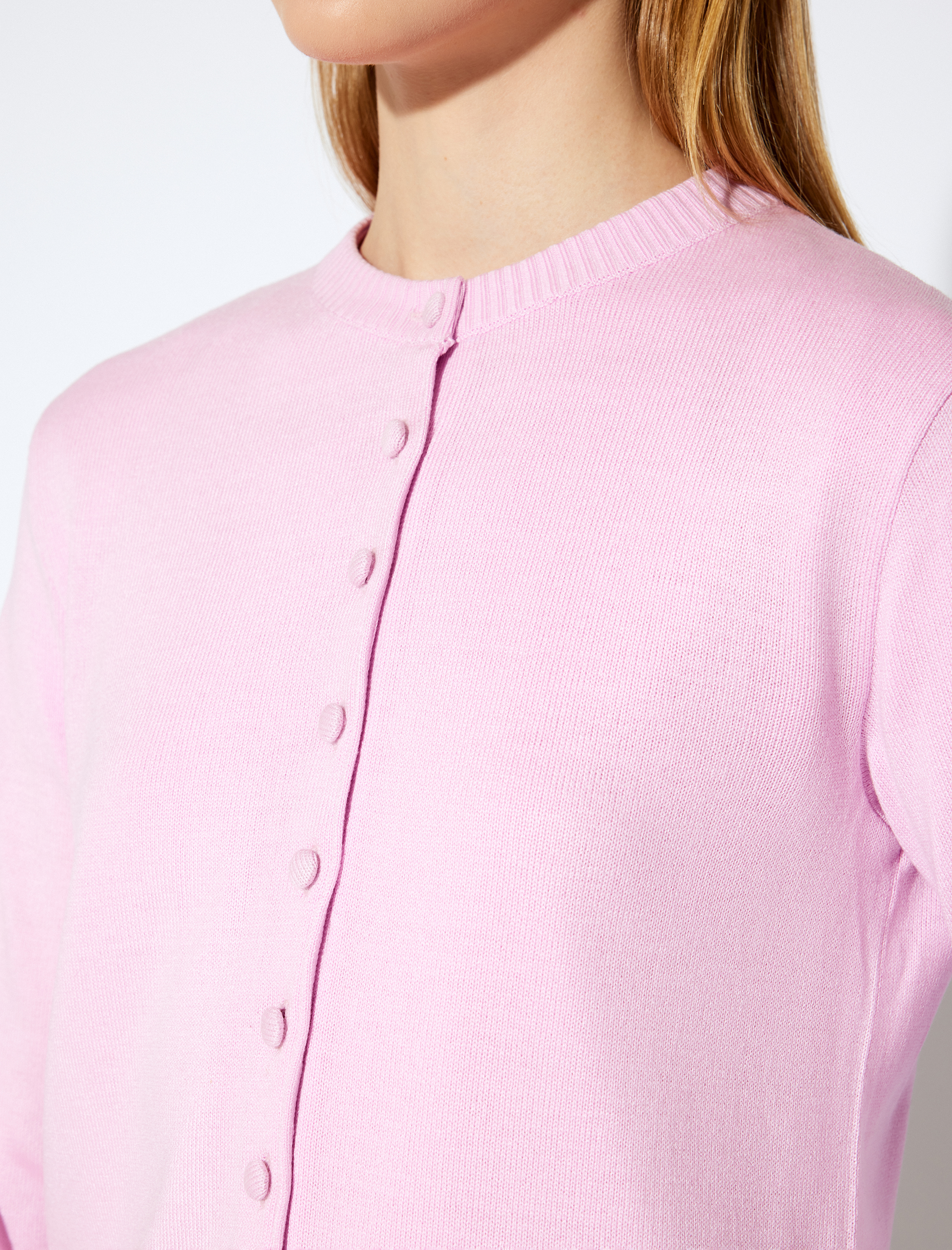   Koton X Melis Ağazat - Uzun Kollu Bisiklet Yaka Düğmeli Triko Hırka