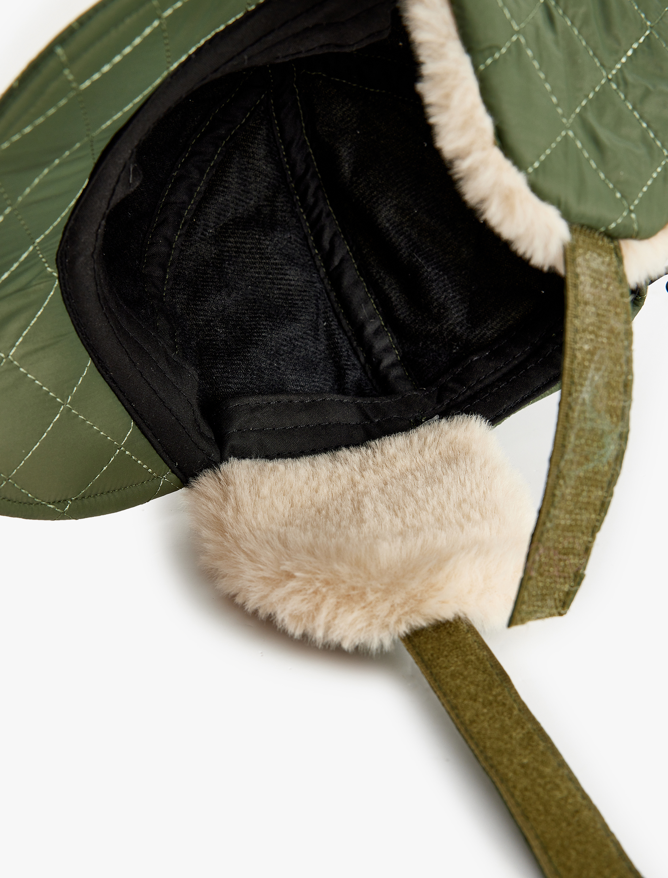  Erkek Çocuk Pilot Şapka Polar Detaylı Kulak Kapaklı