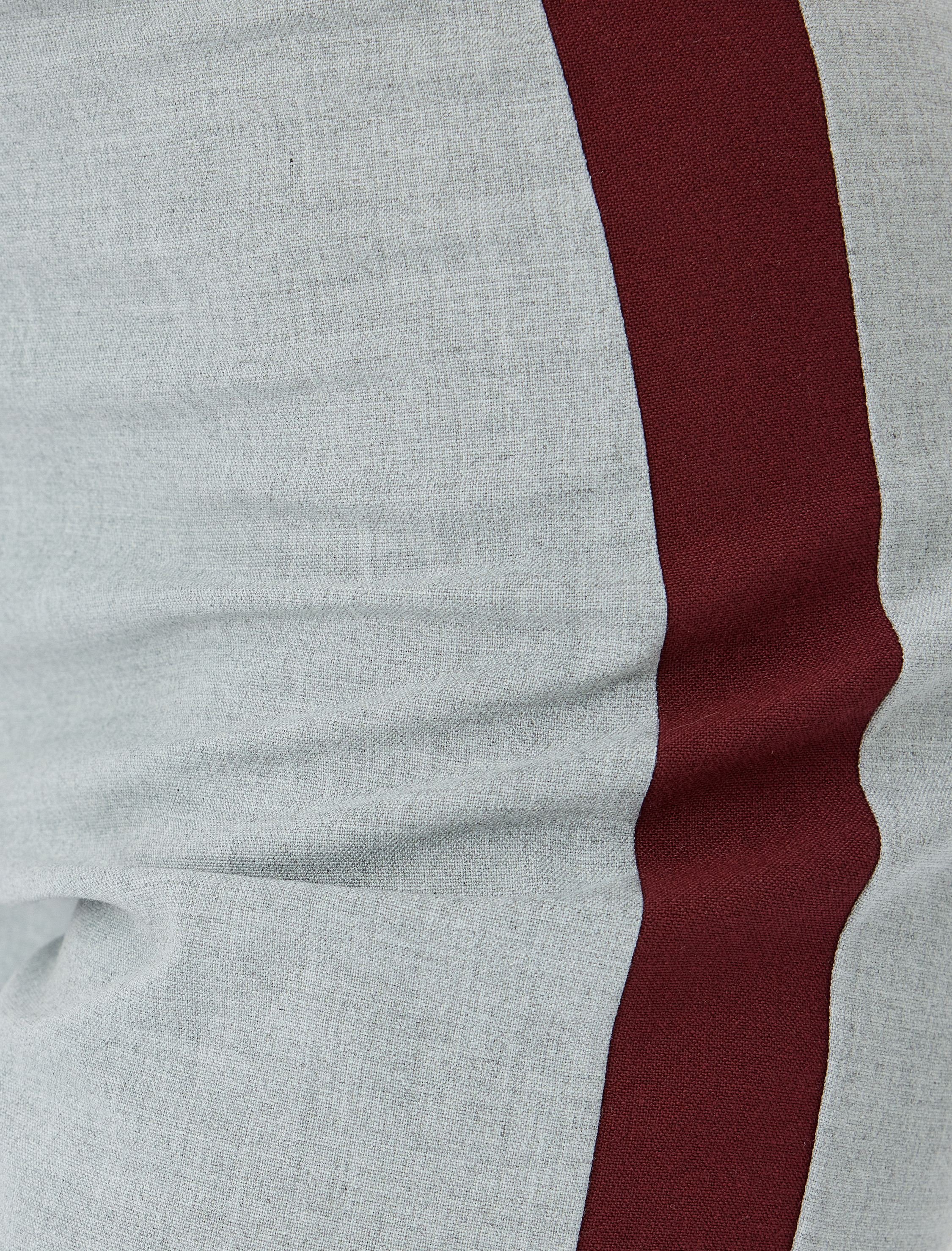   Yanları Şerit Detaylı Düz Paça Kumaş Pantolon