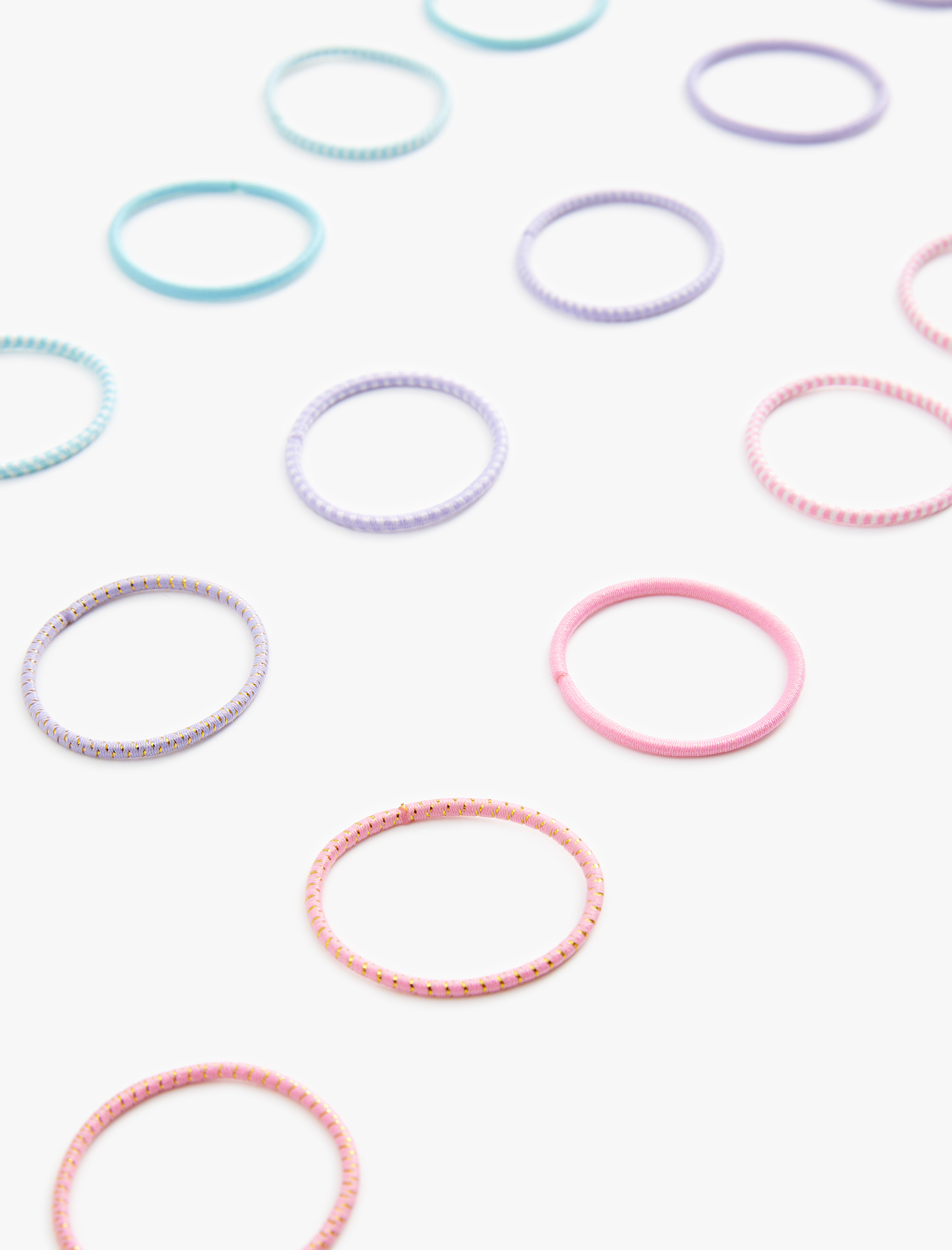  Kız Çocuk Çoklu Lastik Toka