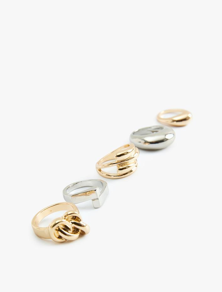 Kadın 5'li Yüzük Seti