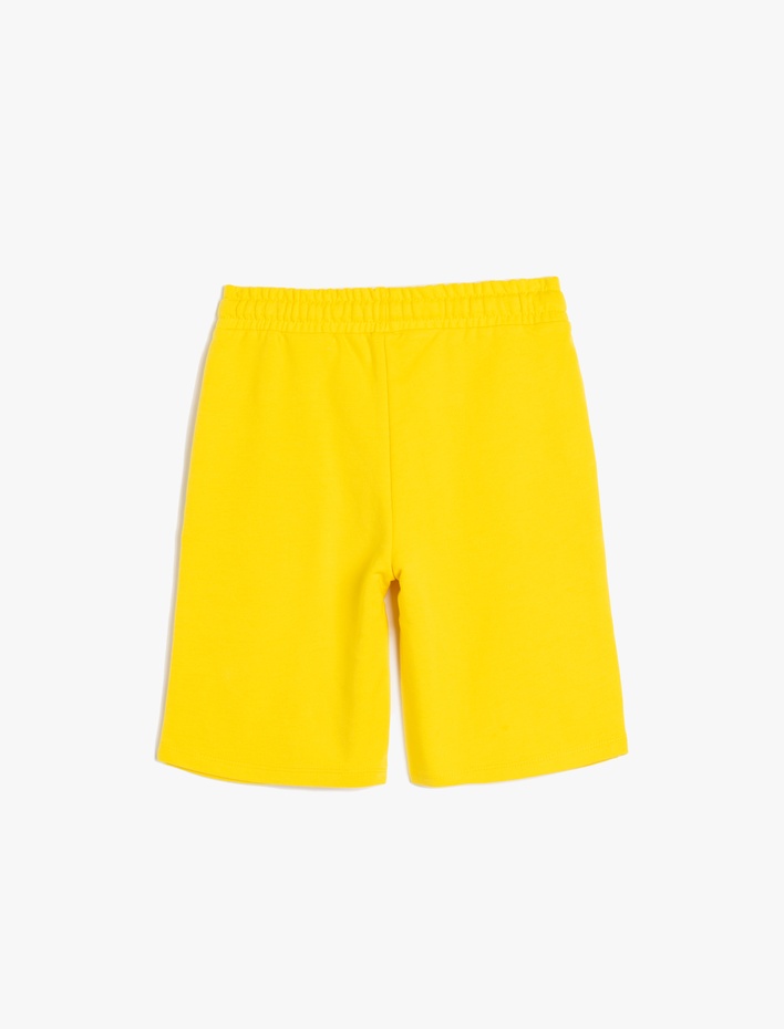 Erkek Çocuk Basic Şort Beli Bağlamalı Cep Detaylı Pamuklu