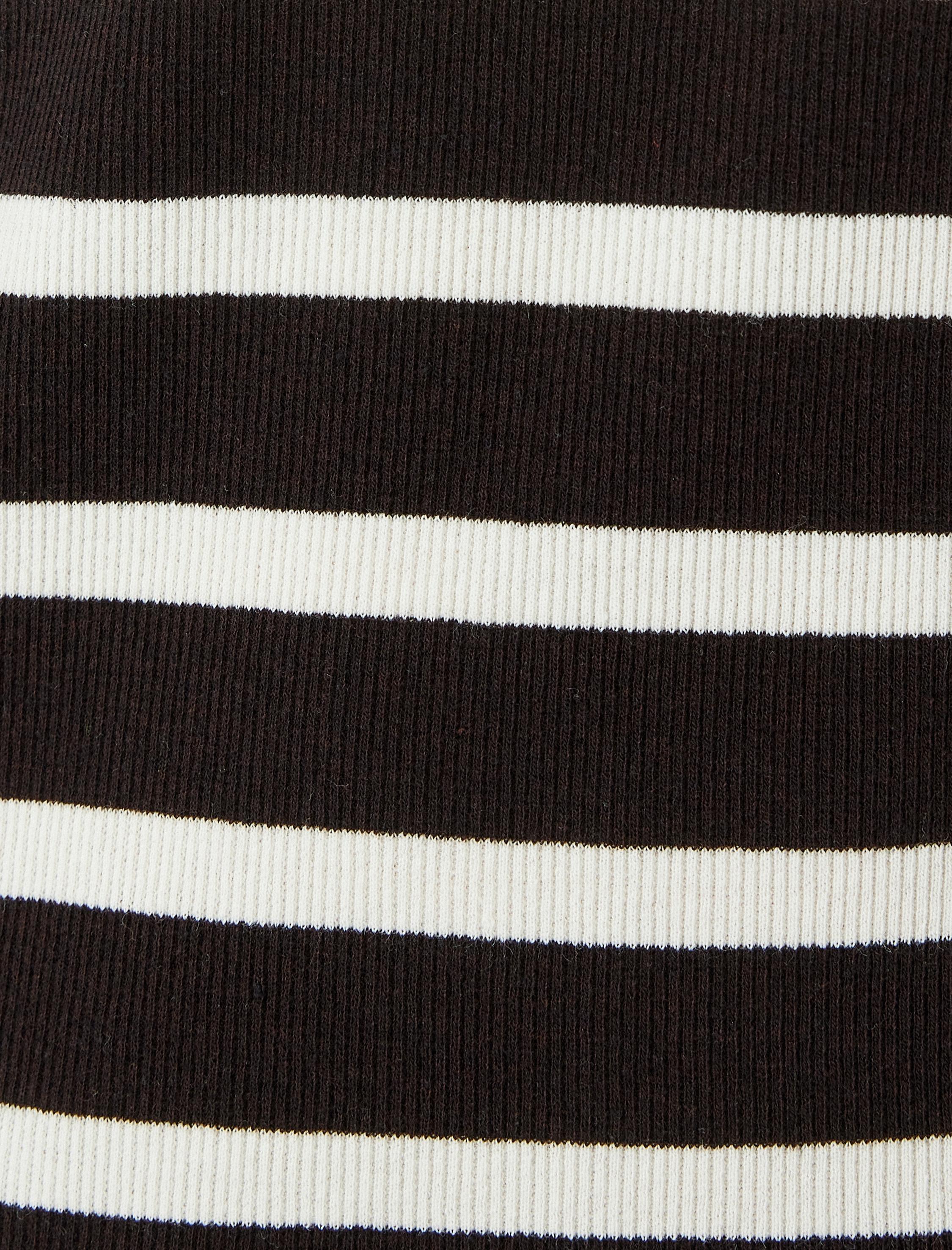   Bisiklet Yaka Pamuklu Kısa Kollu Çizgili Slim Fit Tişört