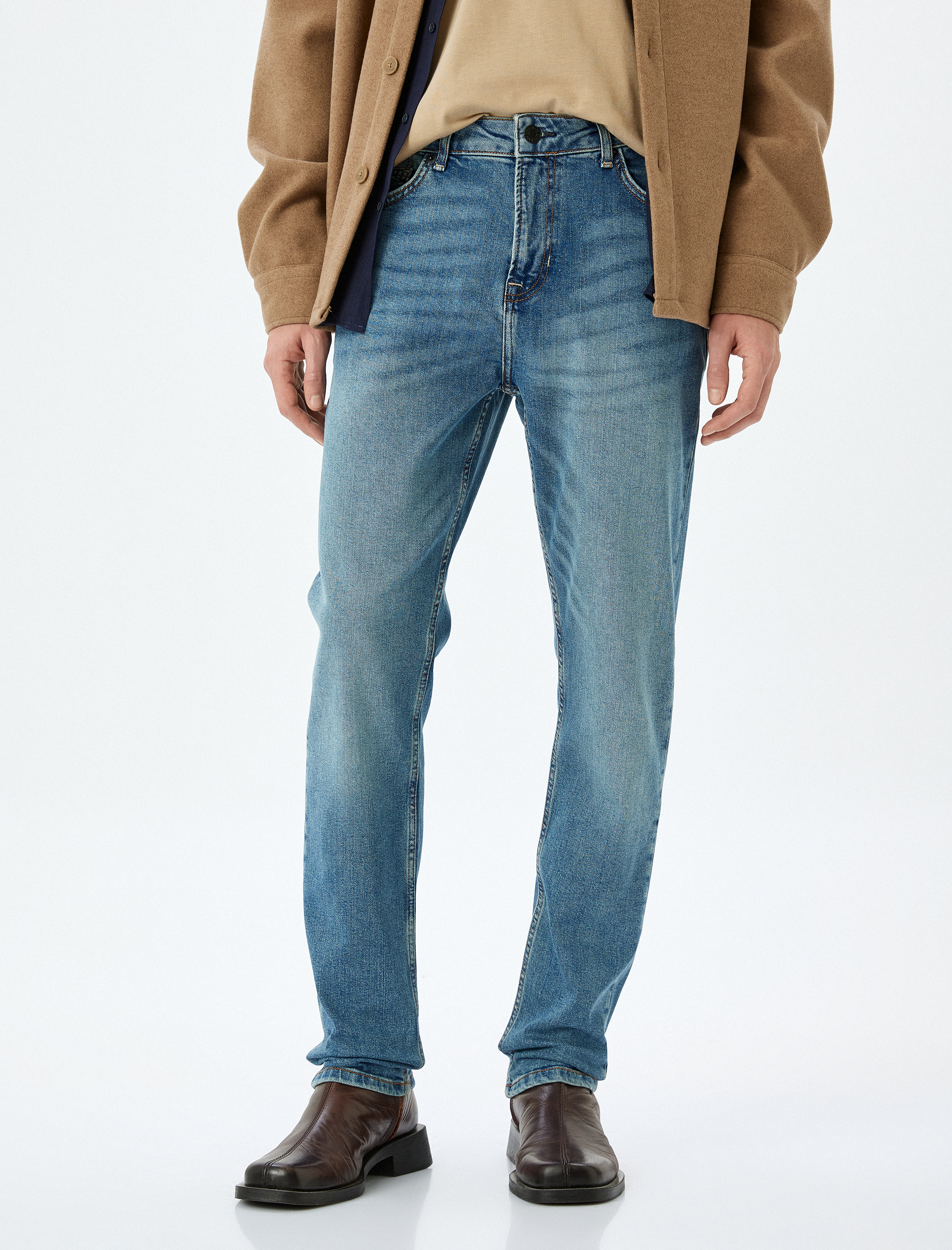   Slim Fit Kot Pantolon - Brad Jean