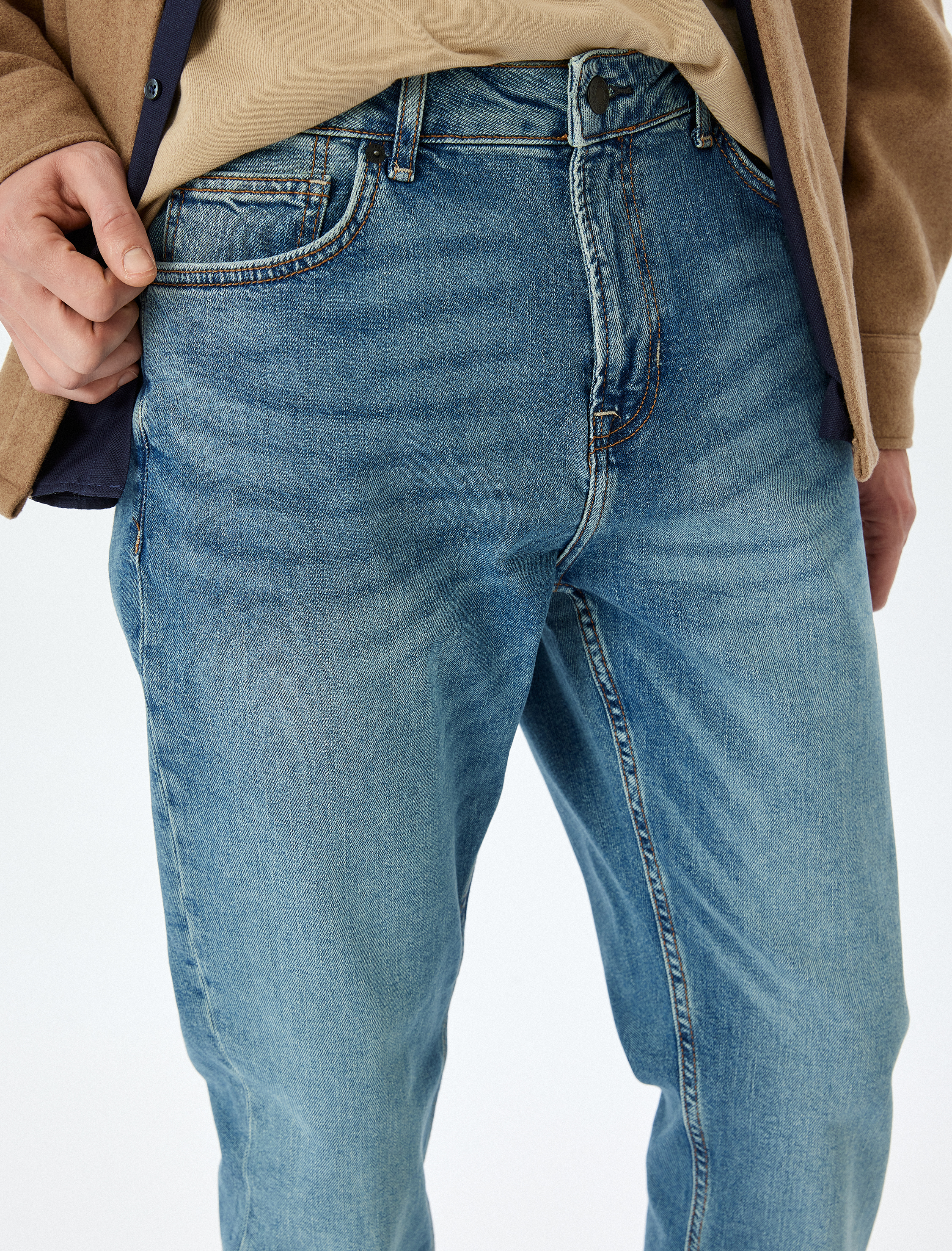   Slim Fit Kot Pantolon - Brad Jean