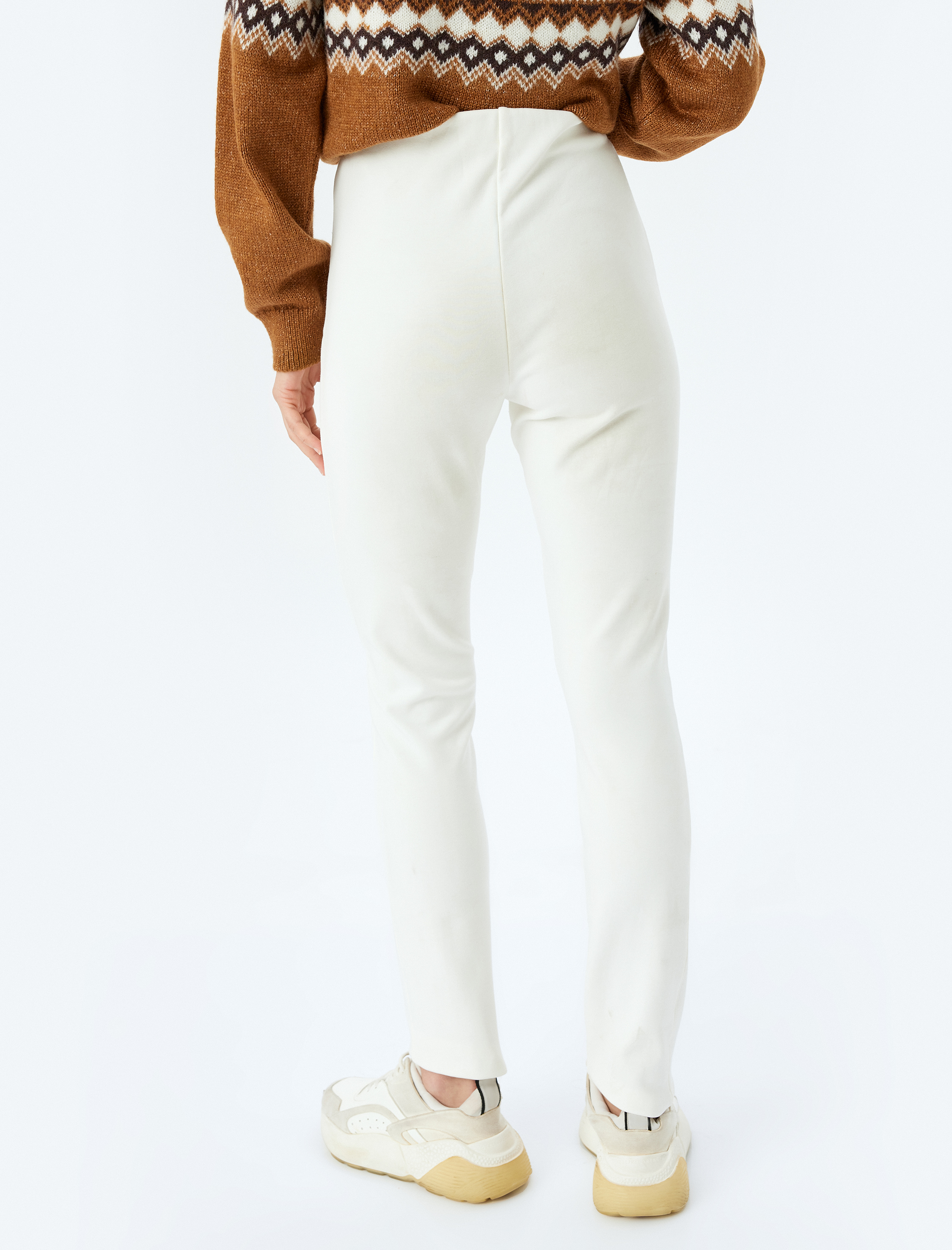   Kalın Nervürlü Polar Kayak Tayt