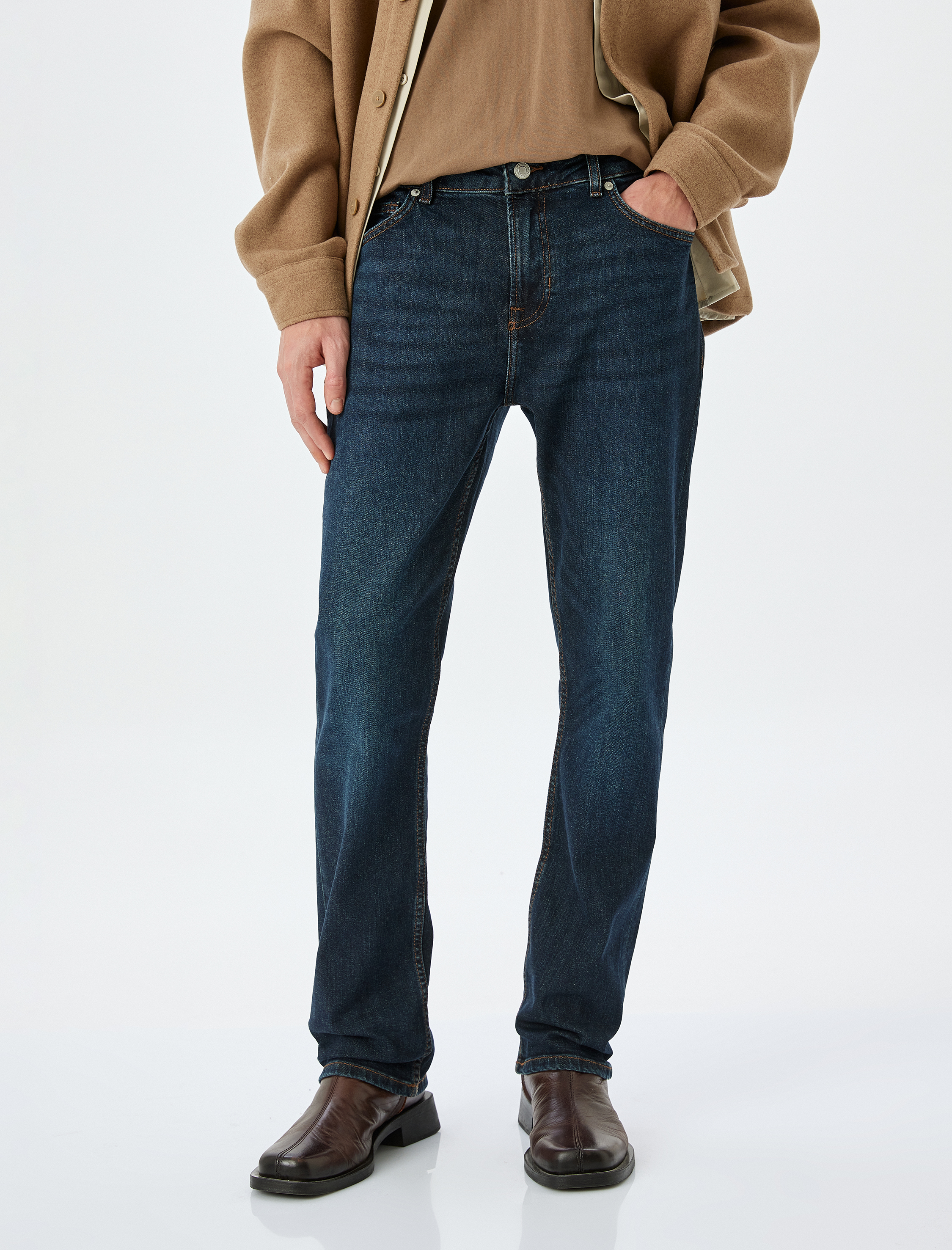   Straight Fit Kot Pantolon - Mark Jean