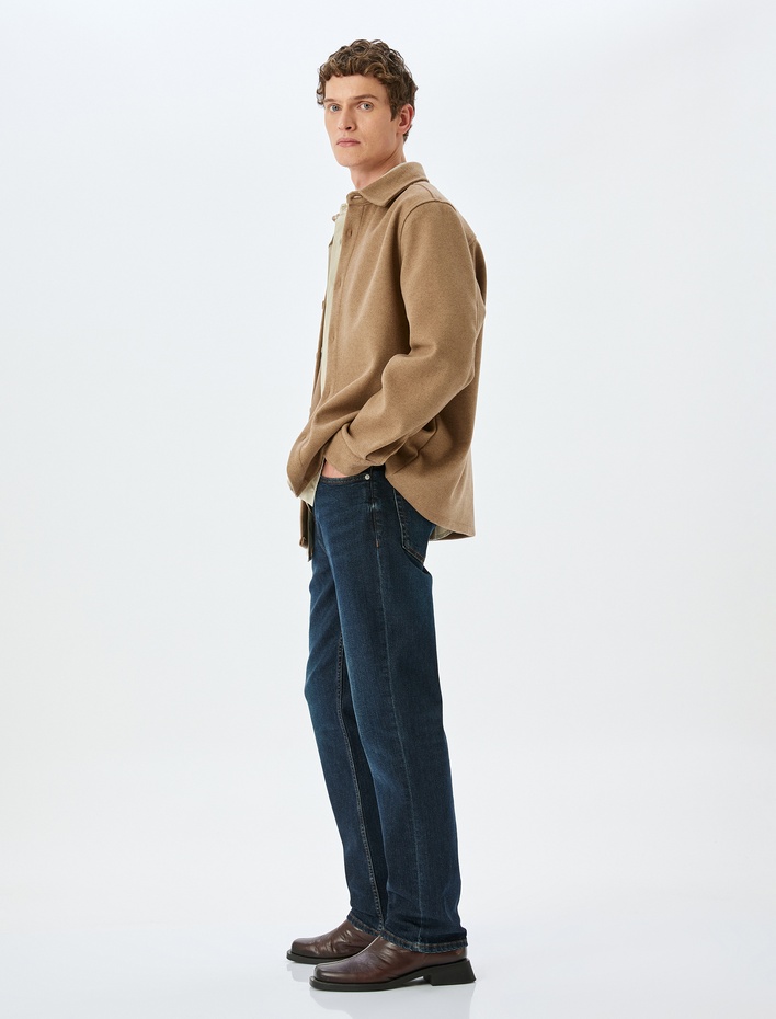  Straight Fit Kot Pantolon - Mark Jean