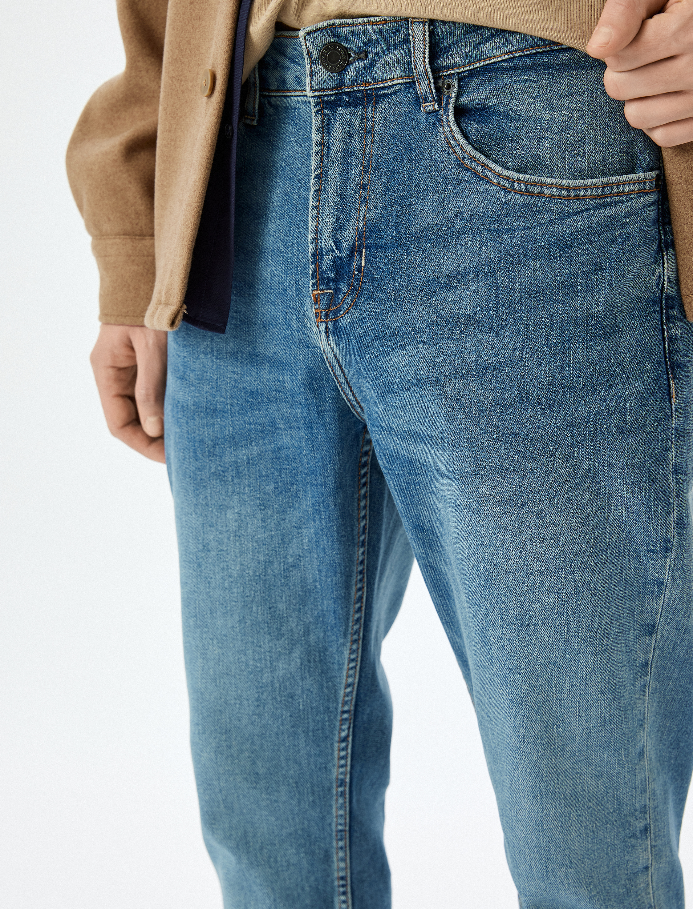   Straight Fit Kot Pantolon - Mark Jean