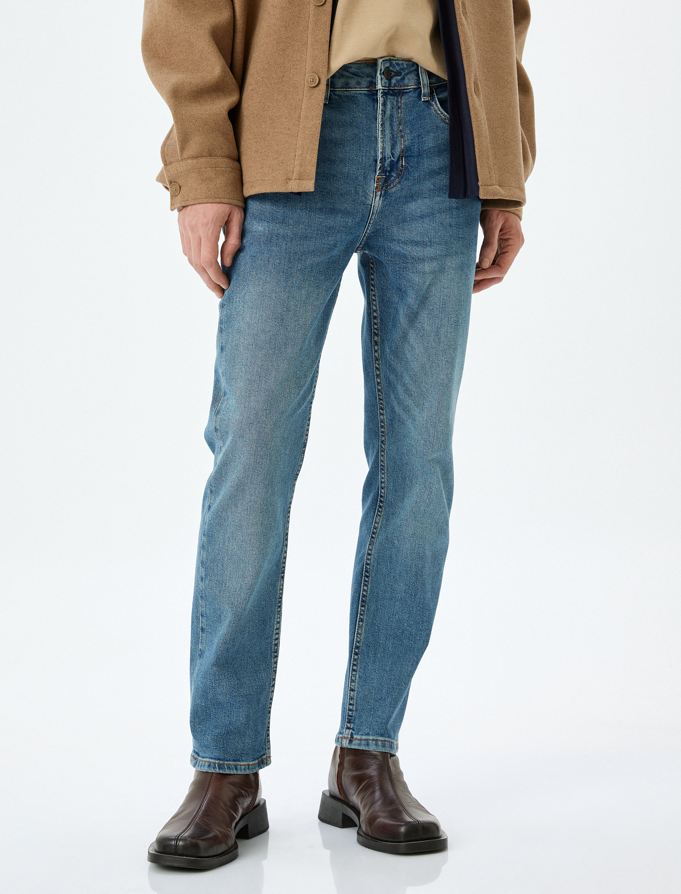   Straight Fit Kot Pantolon - Mark Jean