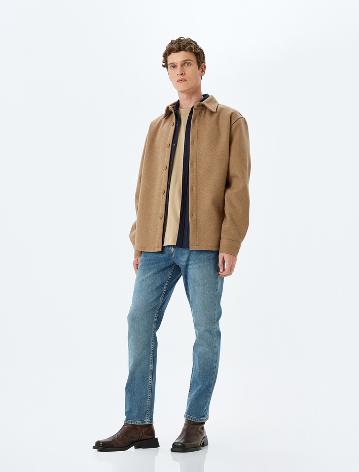  Straight Fit Kot Pantolon - Mark Jean