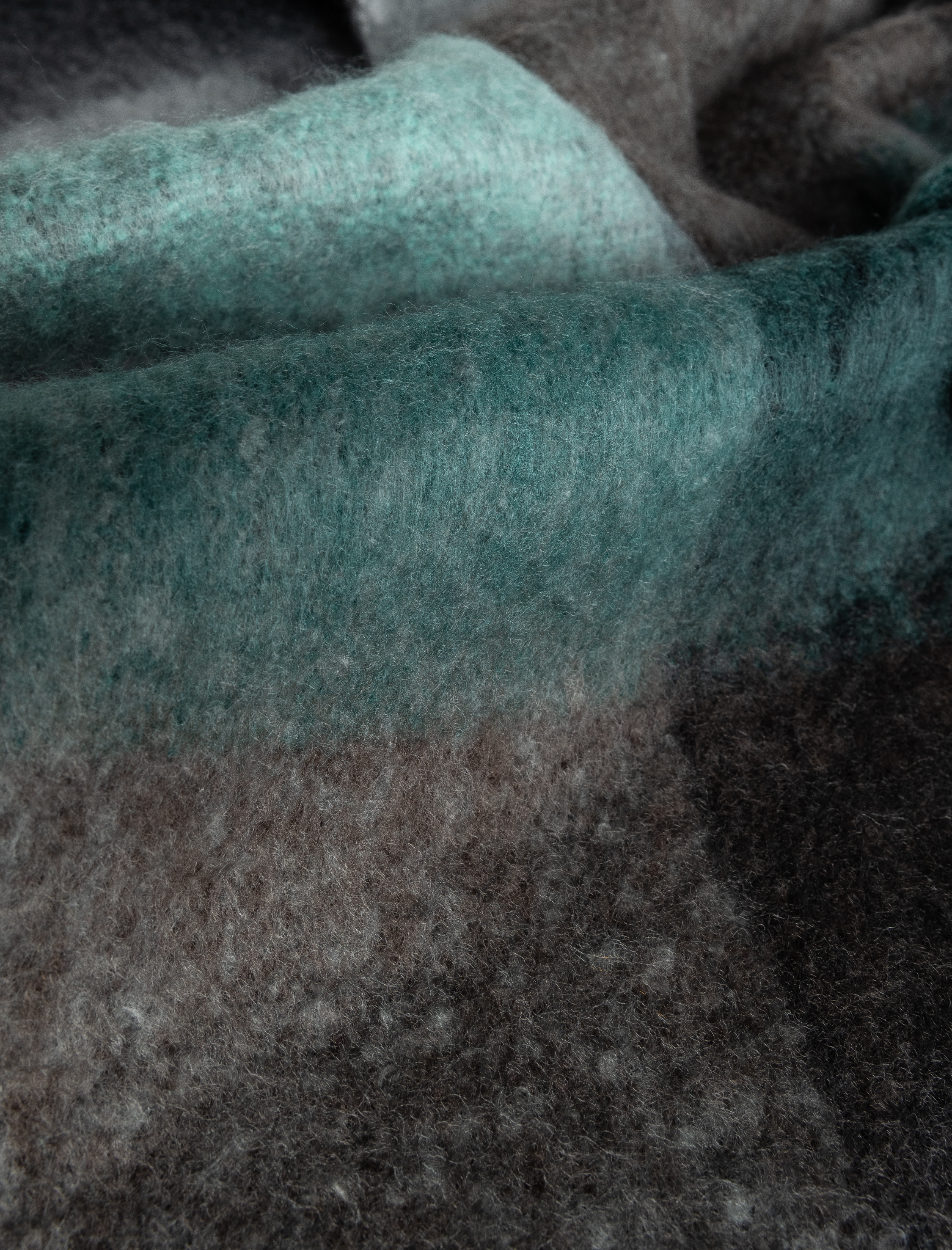  Kadın Uzun Atkı Püsküllü Kareli Yumuşak Dokulu