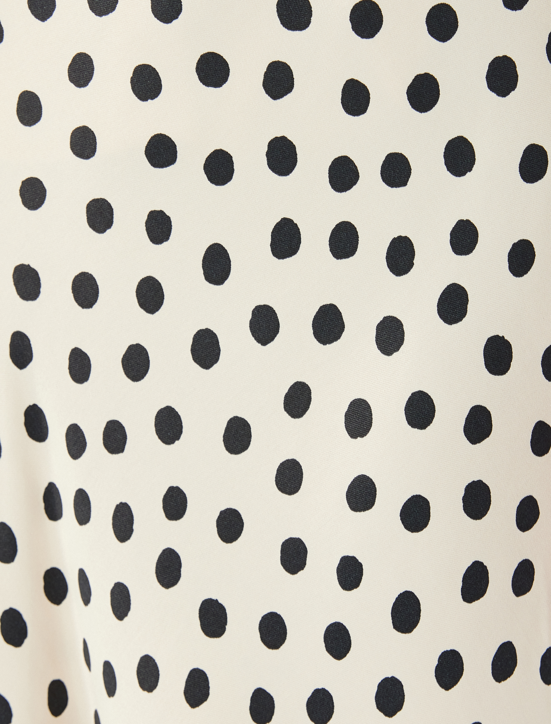   Puantiye Desenli Midi Boy Kloş Viskon Etek