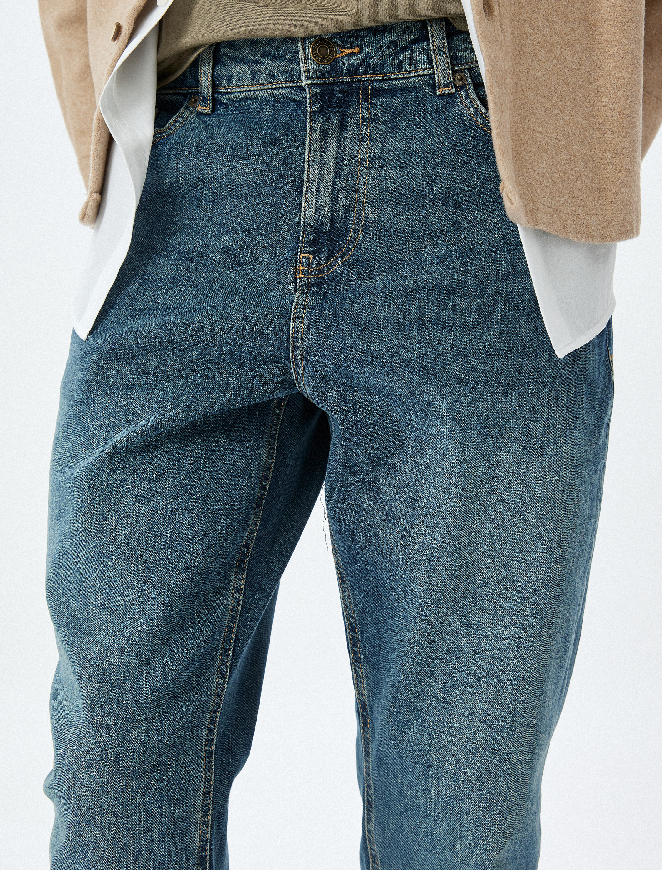   Slim Straight Fit Kot Pantolon - Chadwick Jean