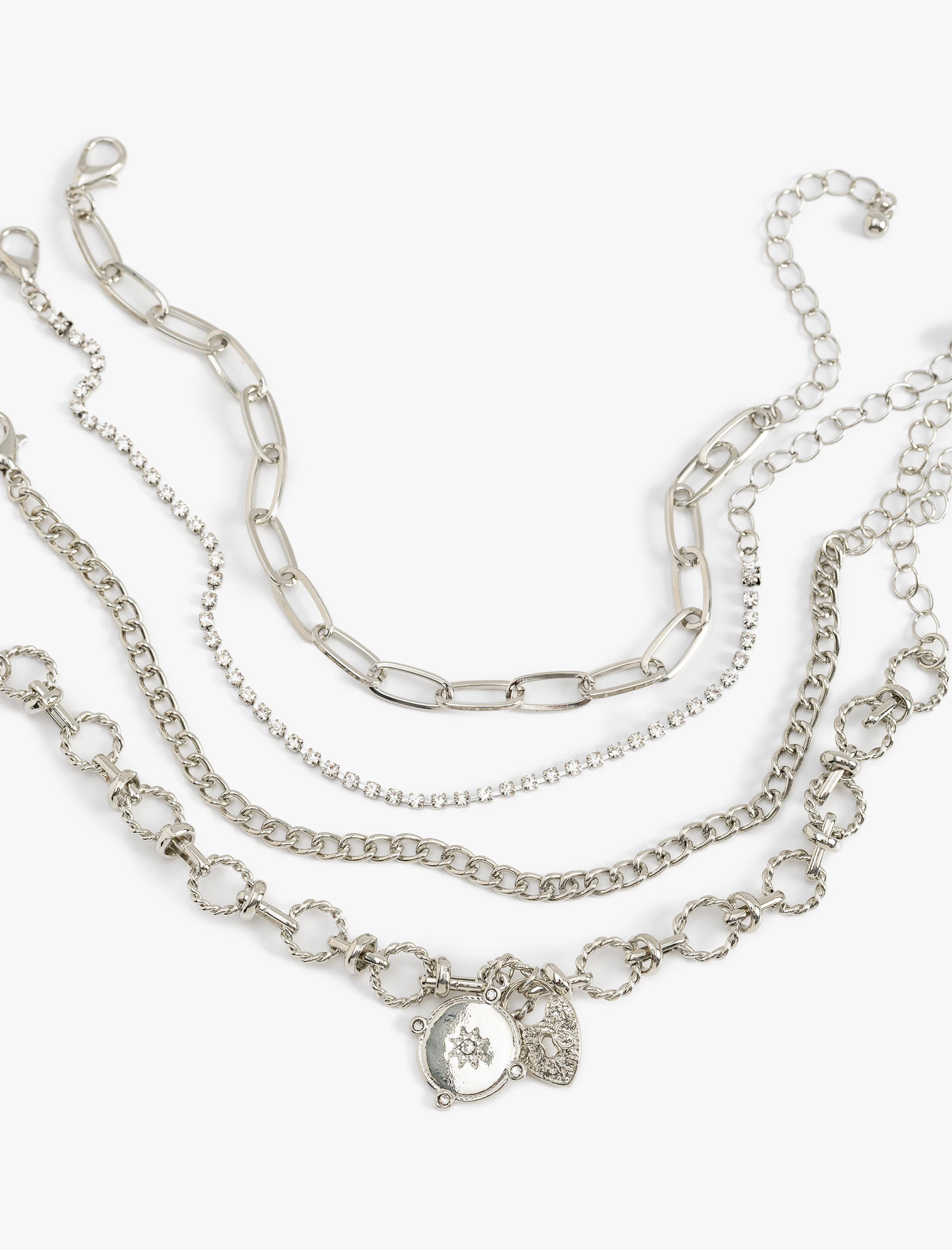  Kadın 4'lü Bileklik Seti Zincir Detaylı