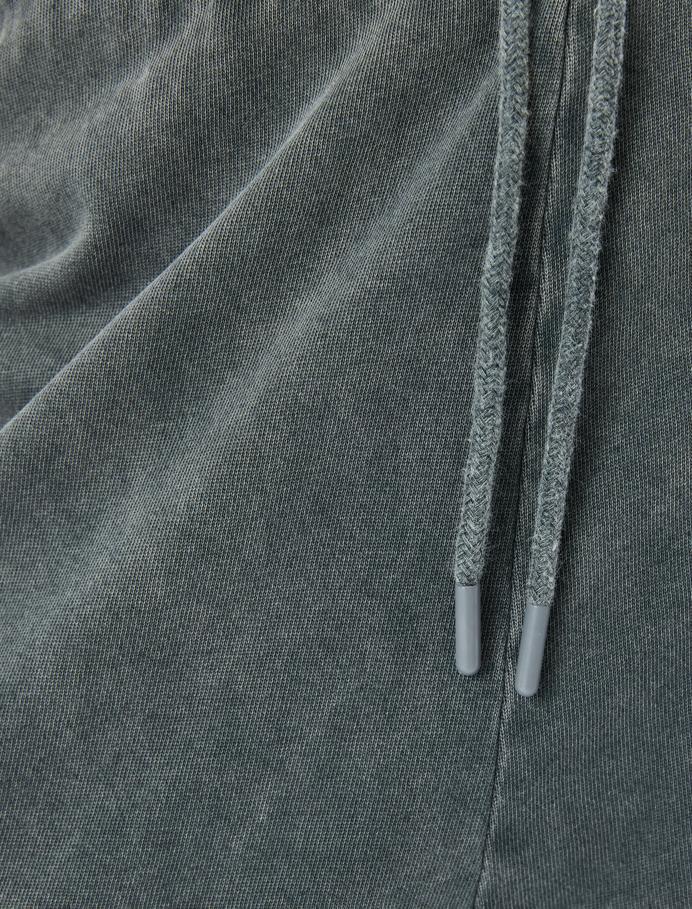   Üç İplik Pamuklu Beli Bağlamalı Soluk Efektli Eşofman Altı