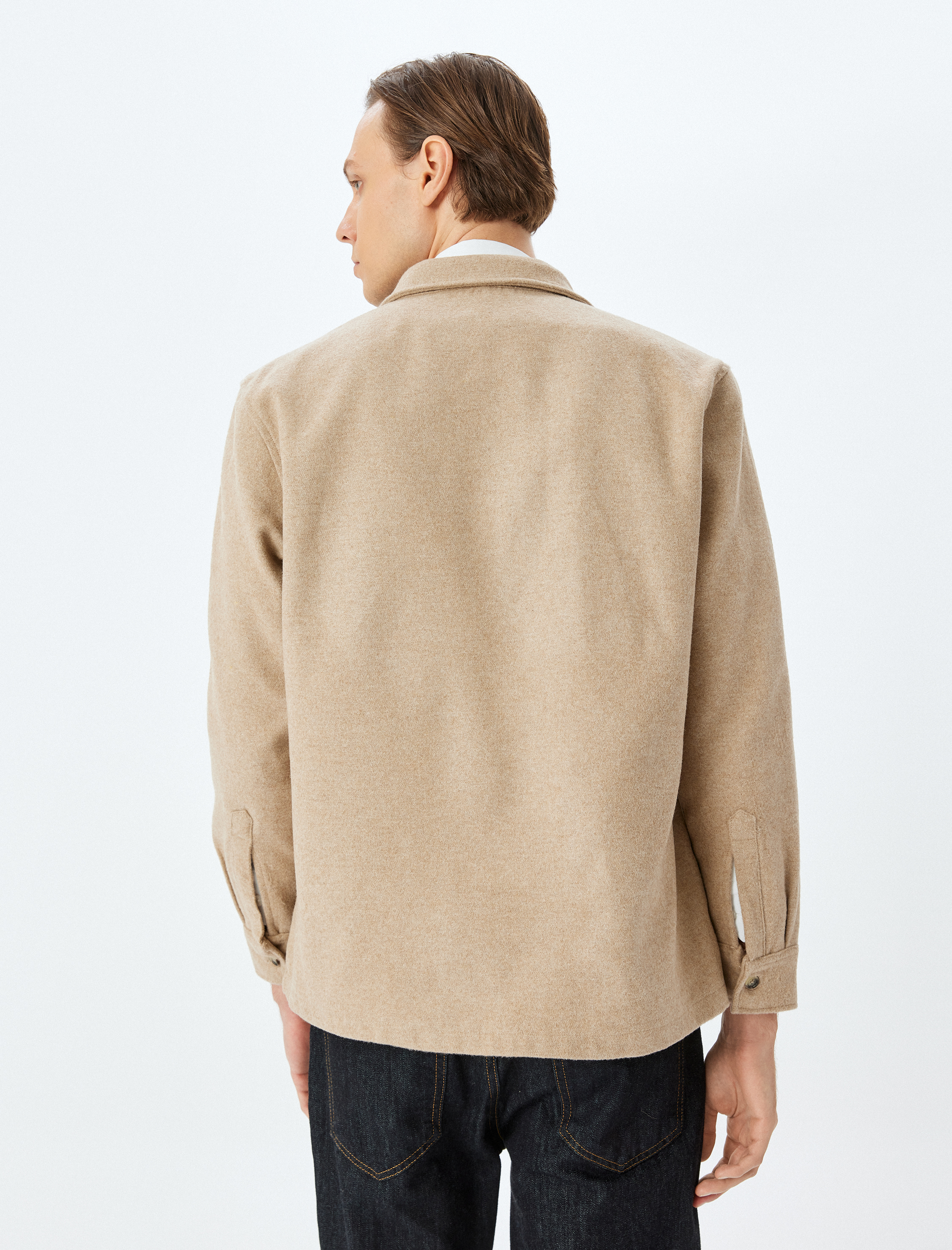   Regular Fit Cep Detaylı Uzun Kollu Gömlek