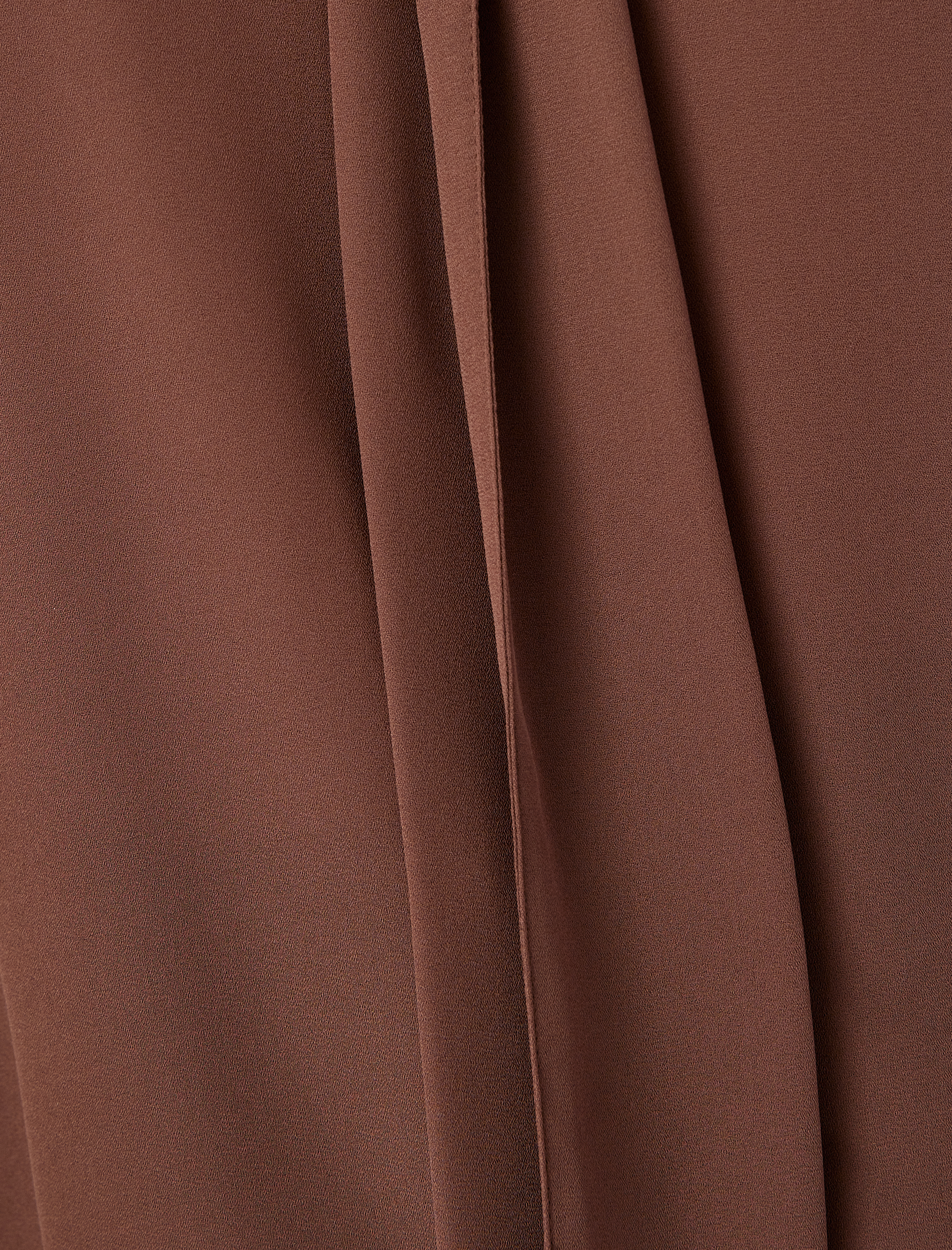   Uzun Kollu Şal Yaka Krep Gömlek