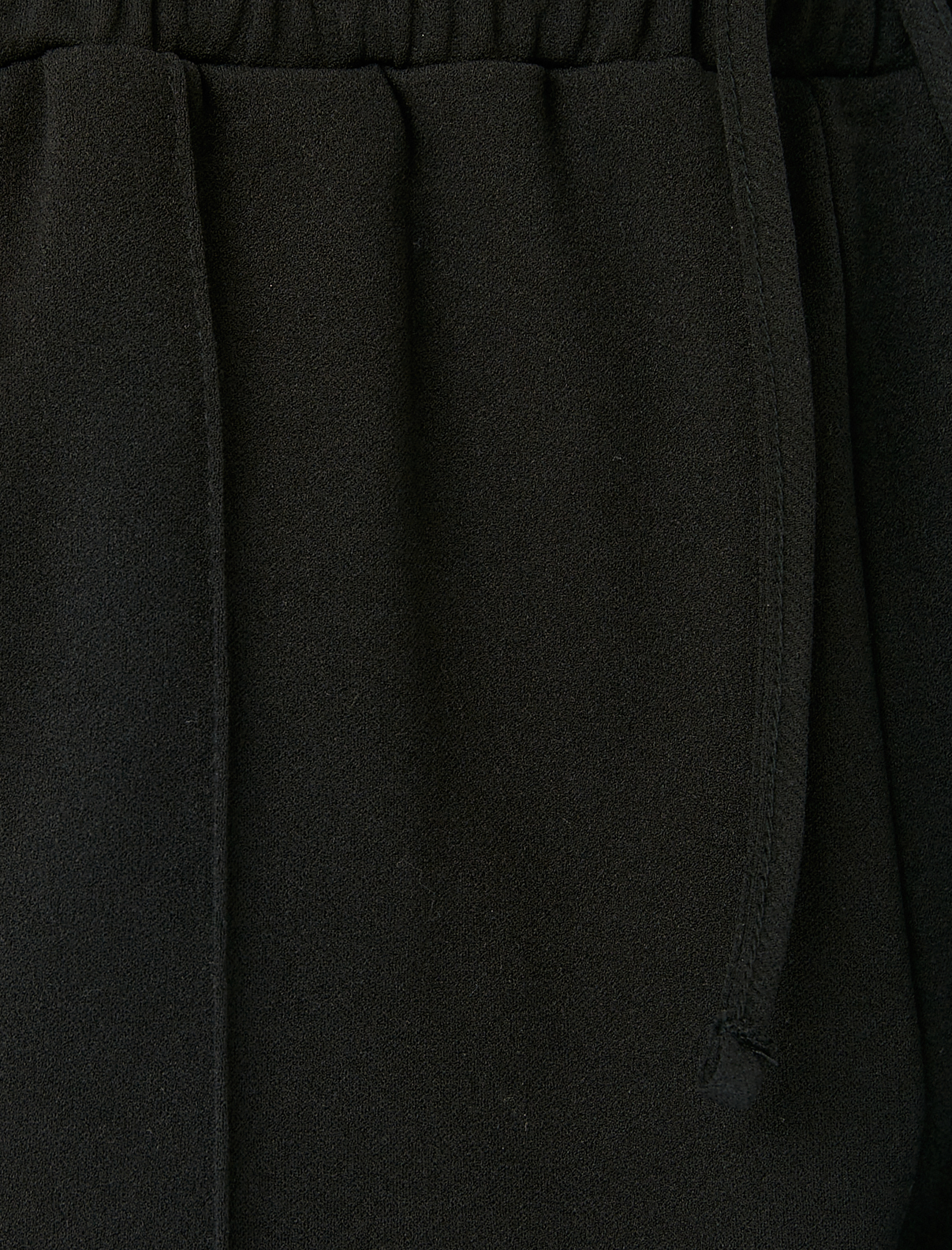   Krep Scuba Kumaş Beli Lastikli Cepli Eşofman Pantolon