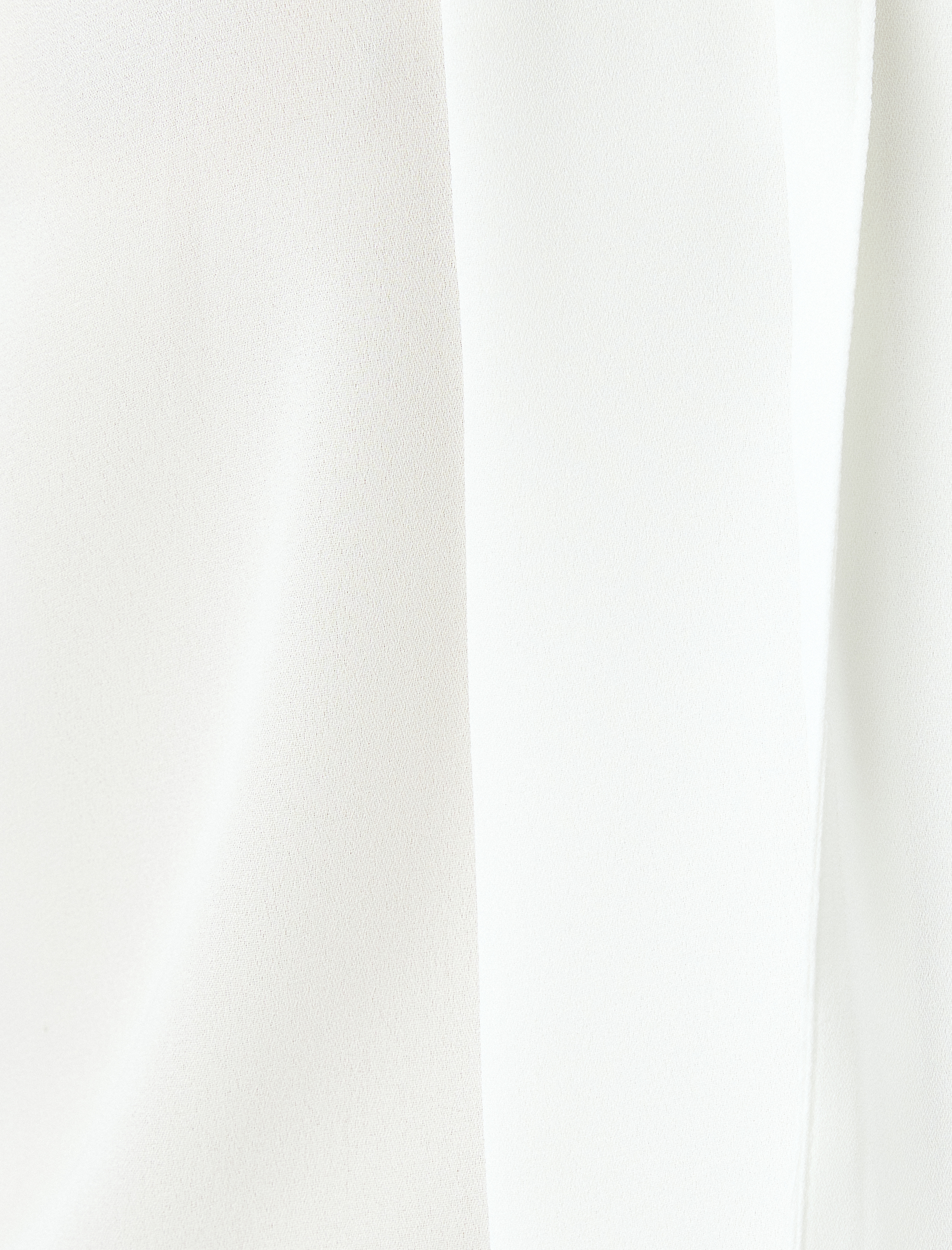   Uzun Kollu Şal Yaka Krep Gömlek