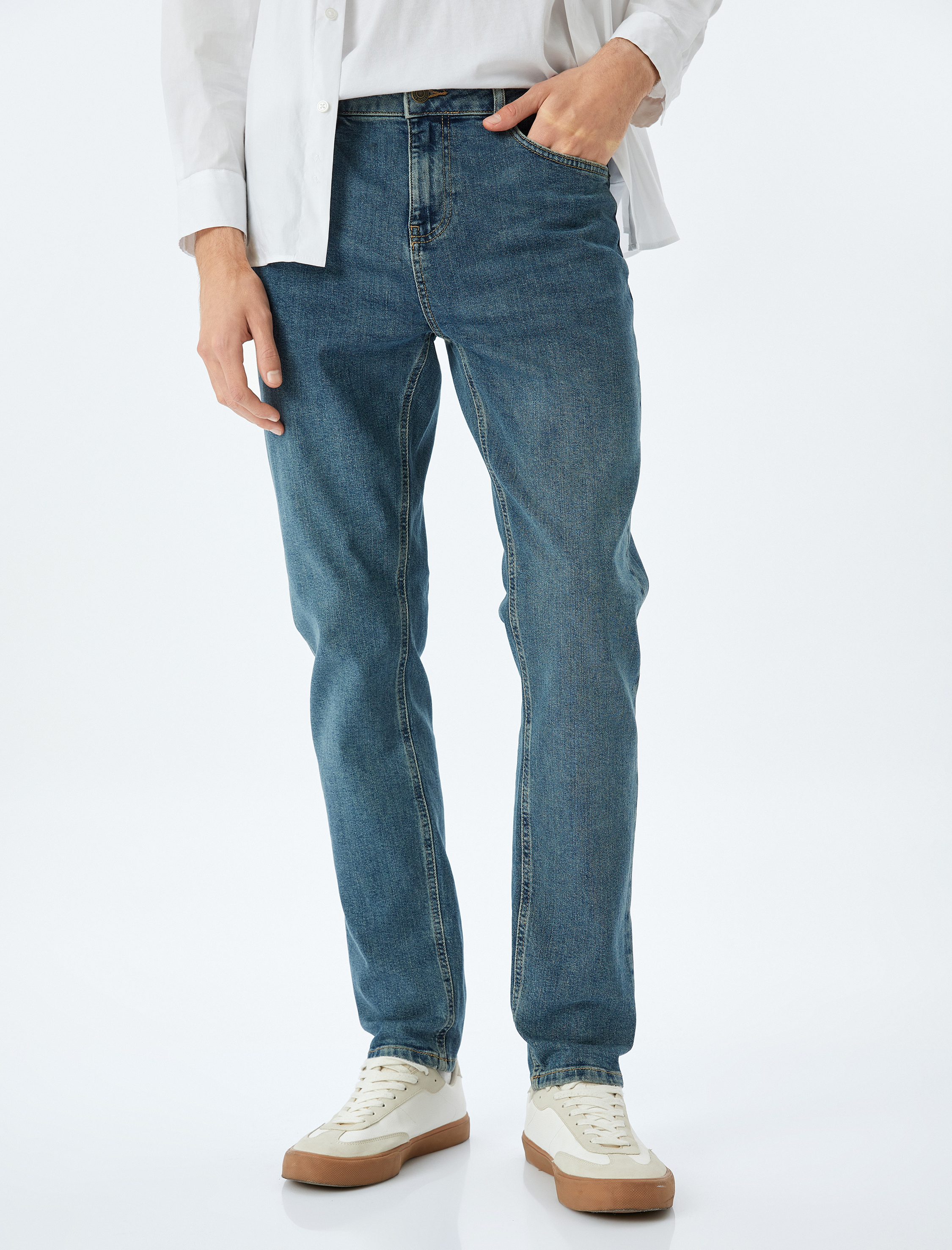   Slim Fit Kot Pantolon - Brad Jean