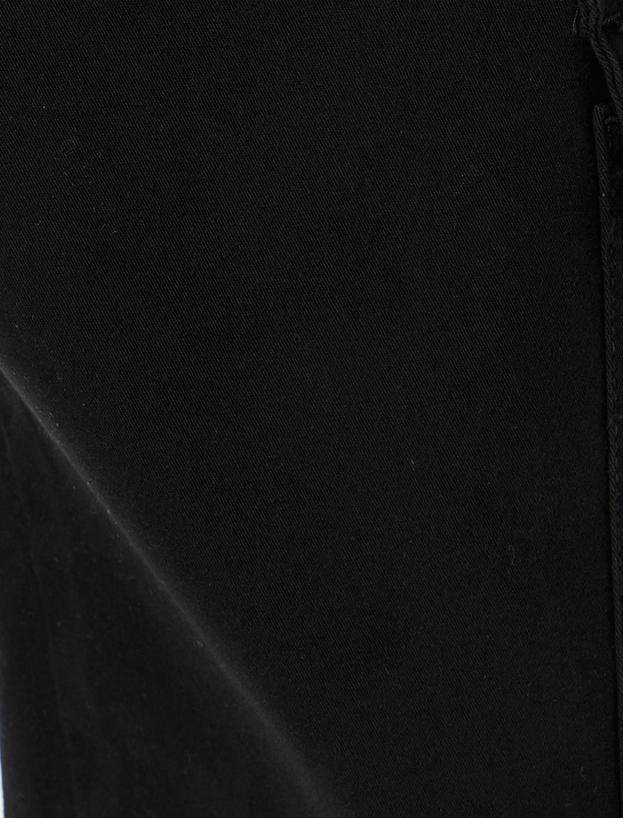 Yüksek Bel Beli Bağcıklı Pamuklu Kargo Cep Detaylı Jogger Pantolon_5