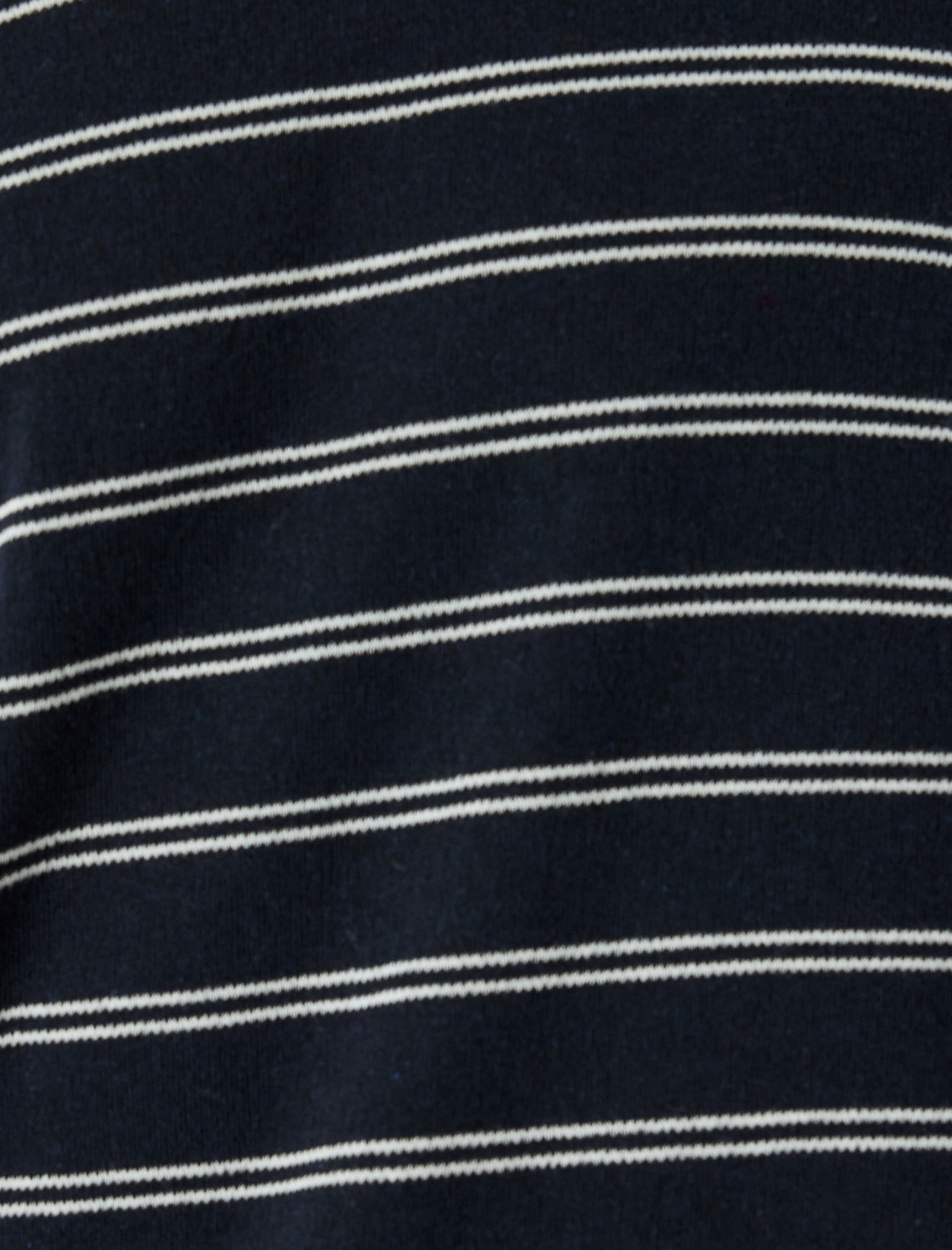   Bisiklet Yaka Regular Fit Tok Kumaş Kısa Kollu Çizgili Tişört