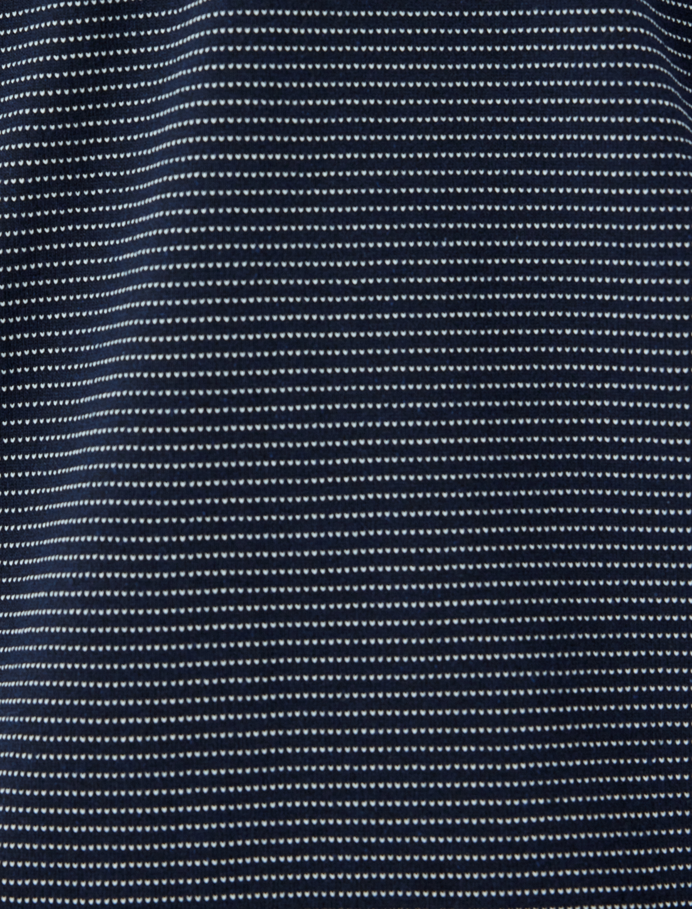   Kısa Kollu Pamuk Karışımlı Regular Fit Kalp Detaylı Çizgili Polo Yaka Tişört