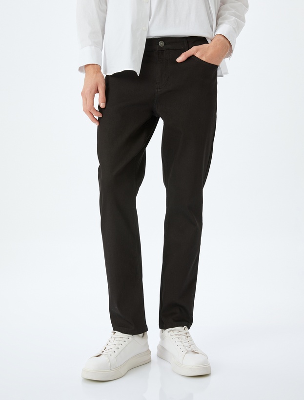 Slim Fit Kot Pantolon - Brad Jean_2