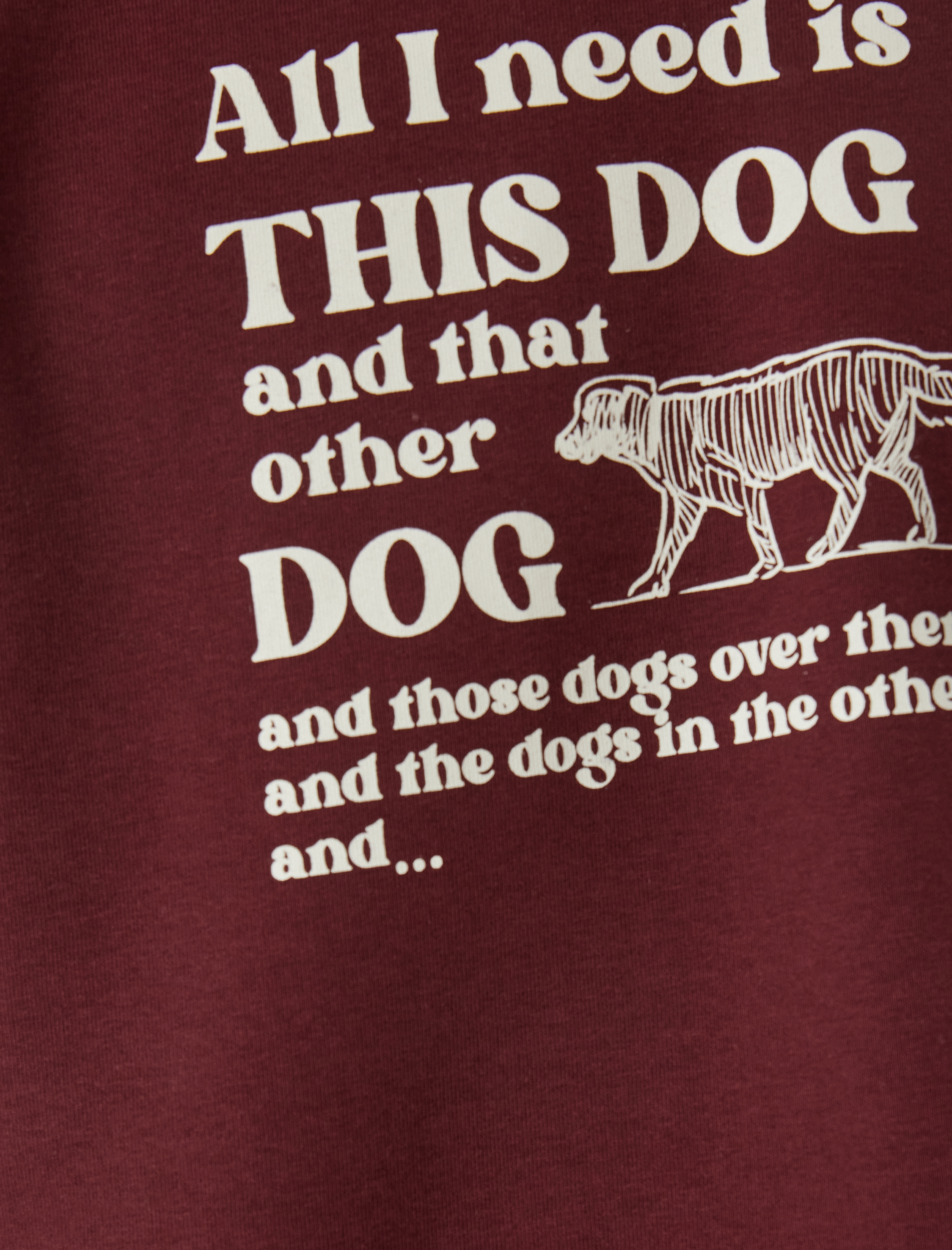   Şardonlu Pamuk Karışımlı Bisiklet Yaka Slogan Baskılı Sweatshirt