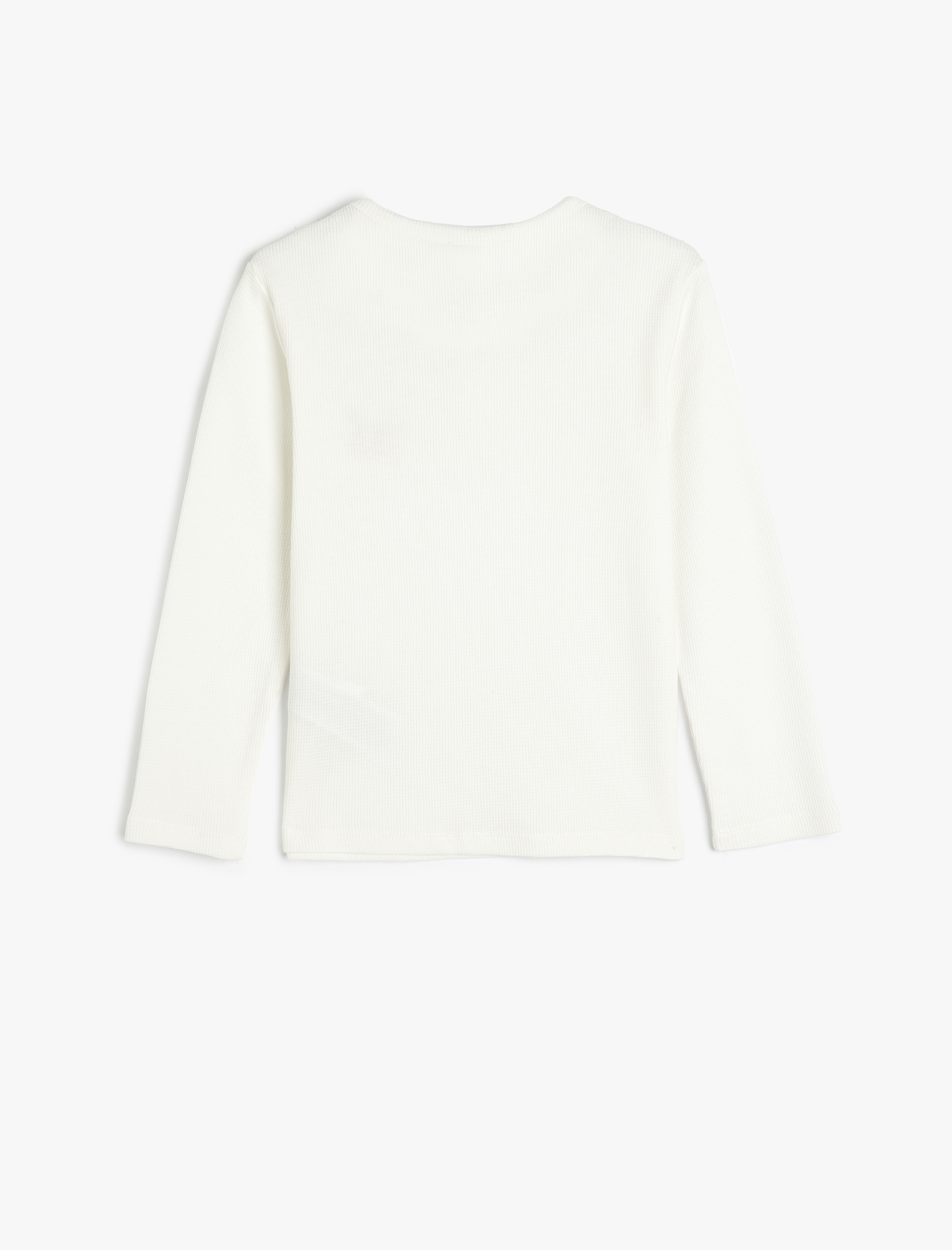 Erkek Çocuk Pamuklu Pijama Üstü Uzun Kollu Yuvarlak Yaka