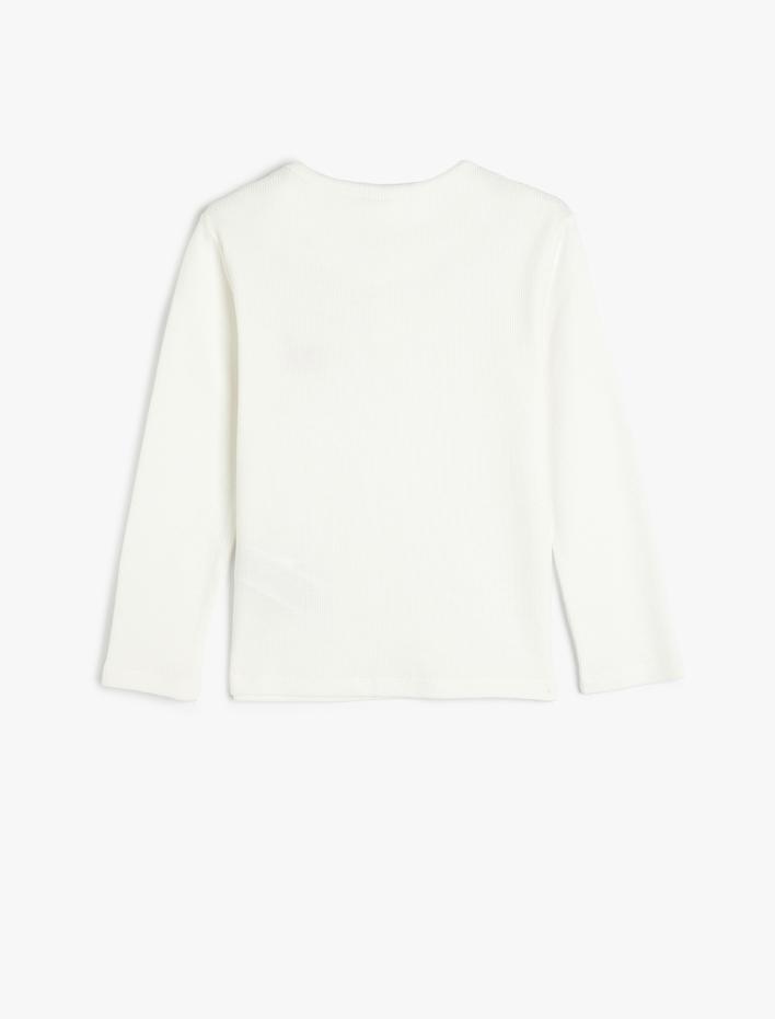 Erkek Çocuk Pamuklu Pijama Üstü Uzun Kollu Yuvarlak Yaka