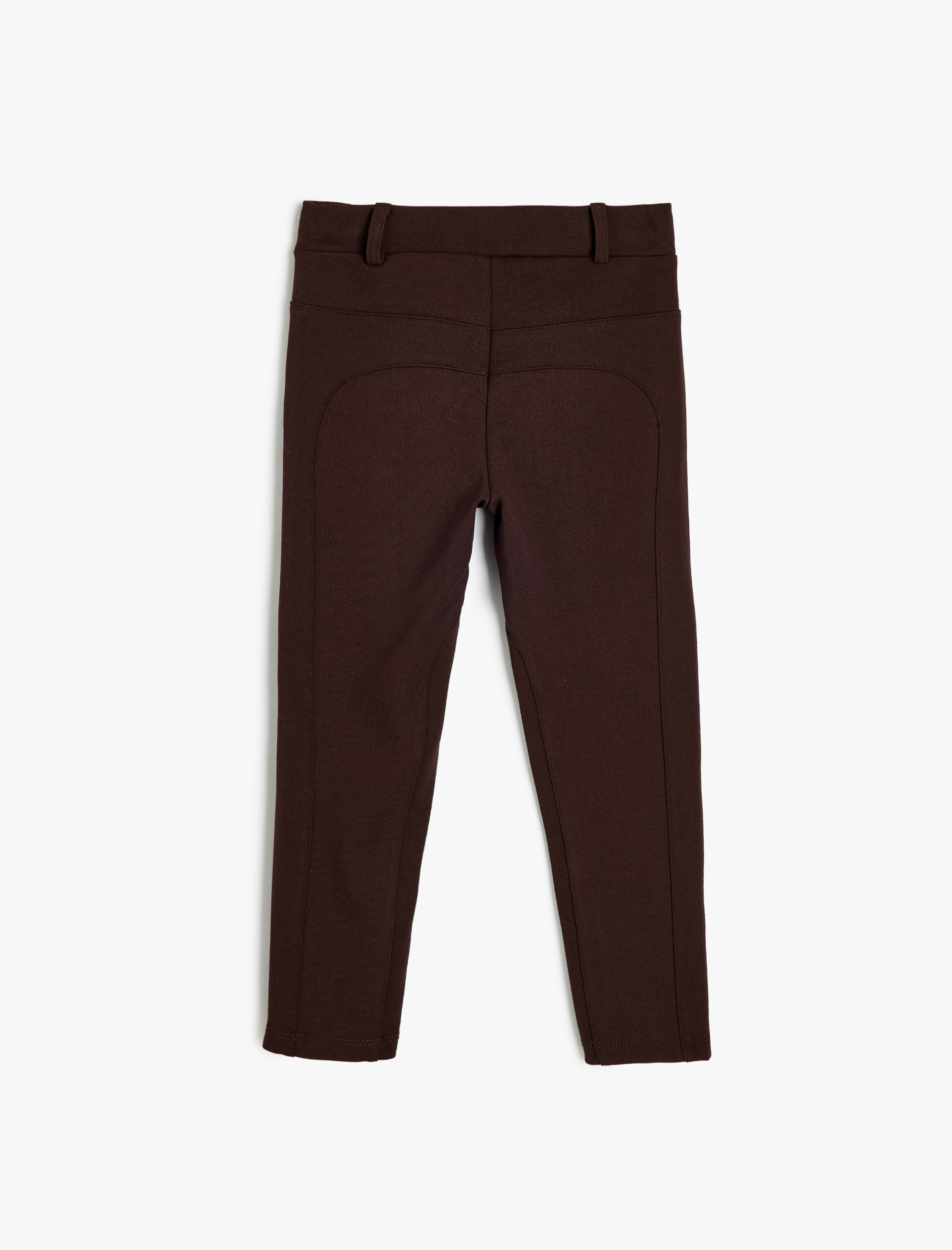  Kız Bebek Viskon Pantolon Tayt Cep Detaylı Düğme Kapamalı