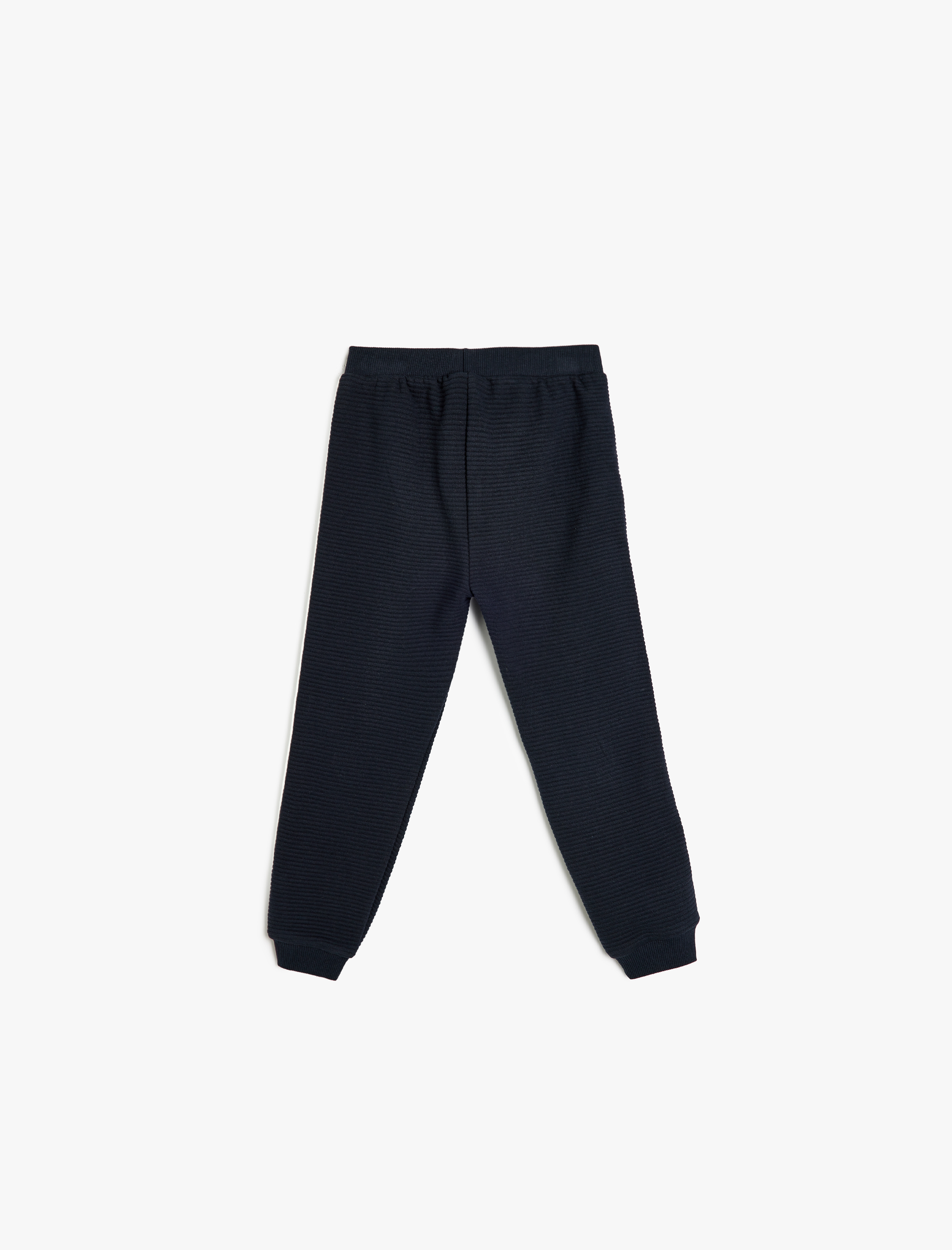  Erkek Bebek Jogger Eşofman Altı Beli Bağlamalı Şerit Detaylı Pamuklu