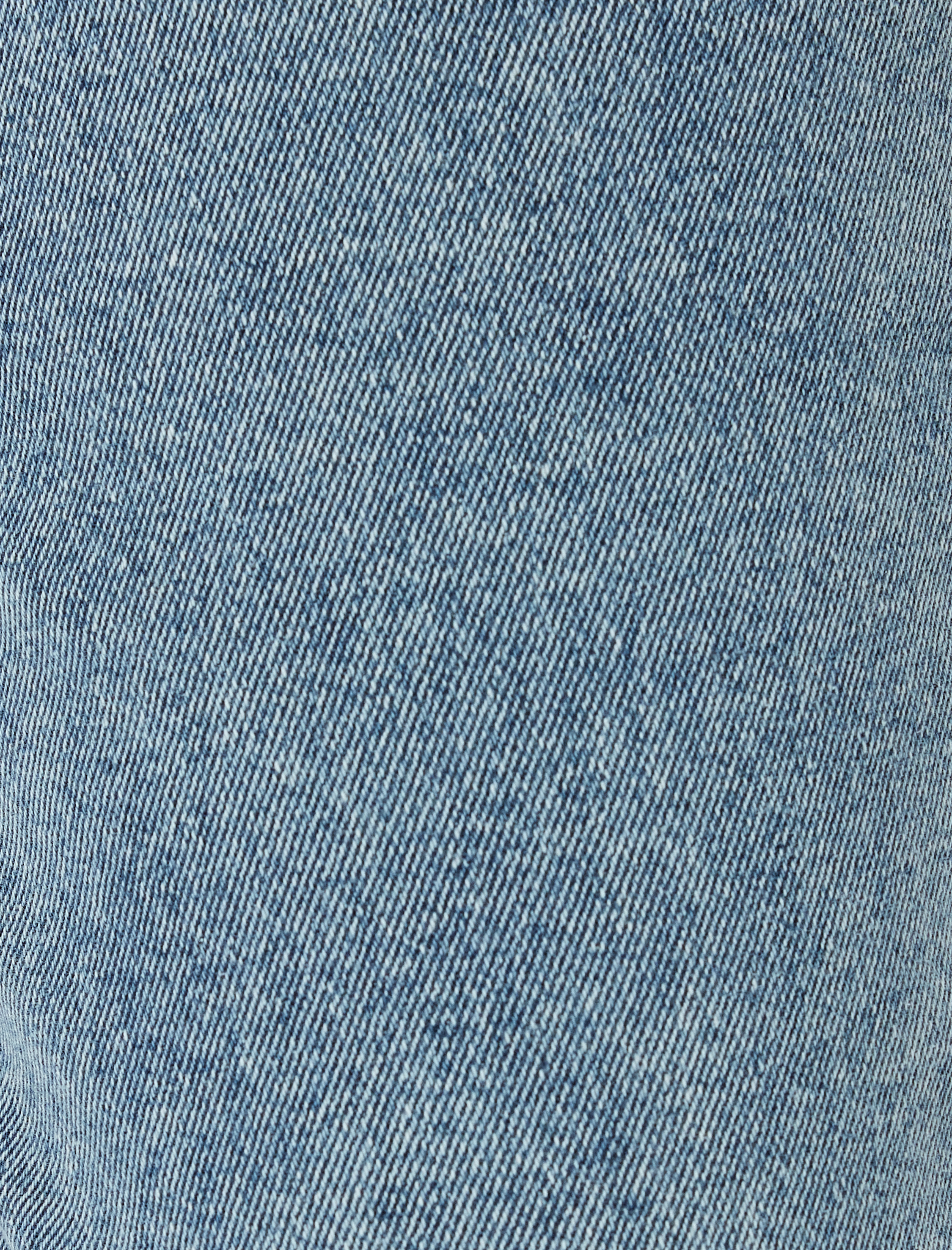   Düz Paça Normal Bel Düğmeli Cep Detaylı Kot Pantolon - Straight Fit Jean