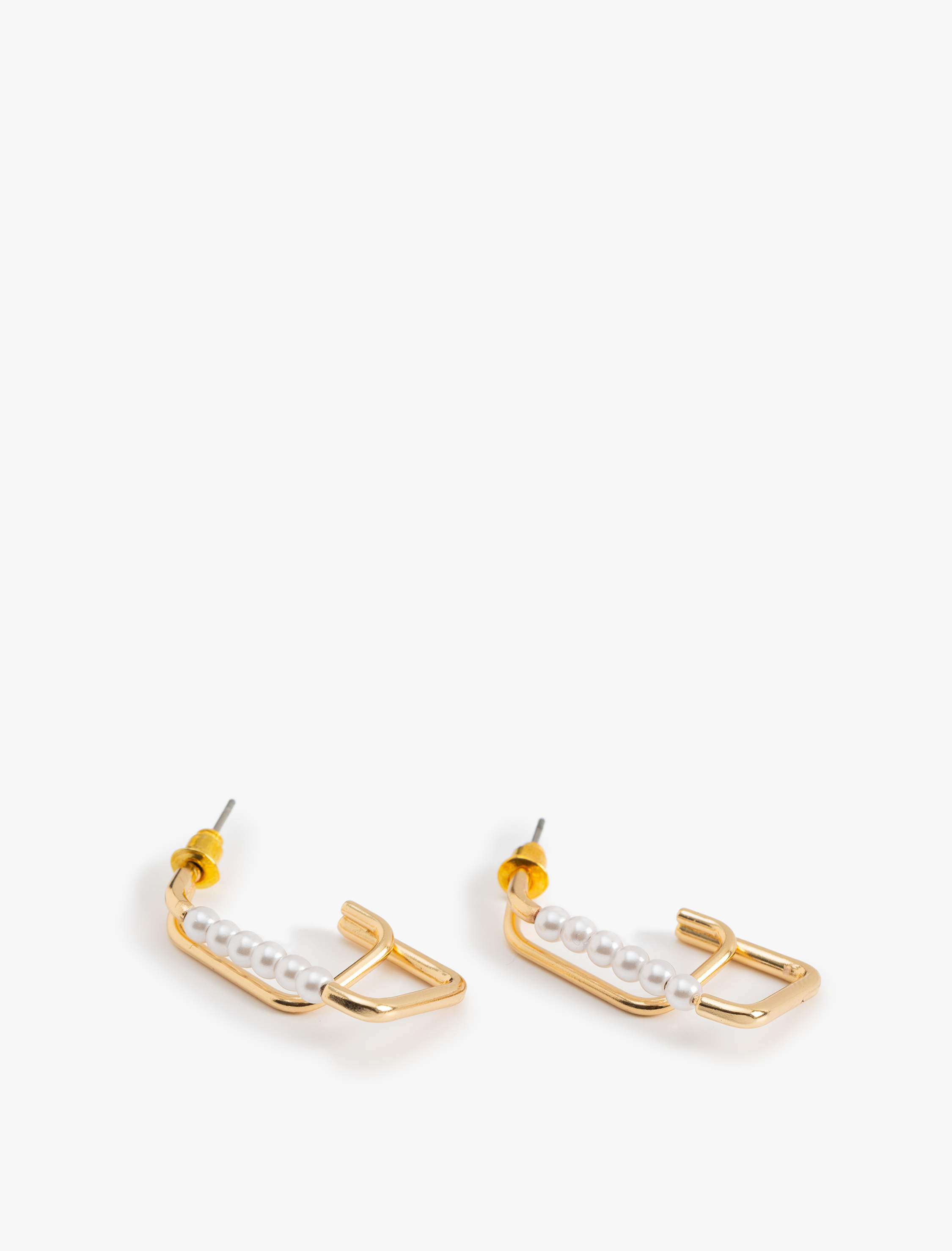  Kadın Geometrik İnci Küpe