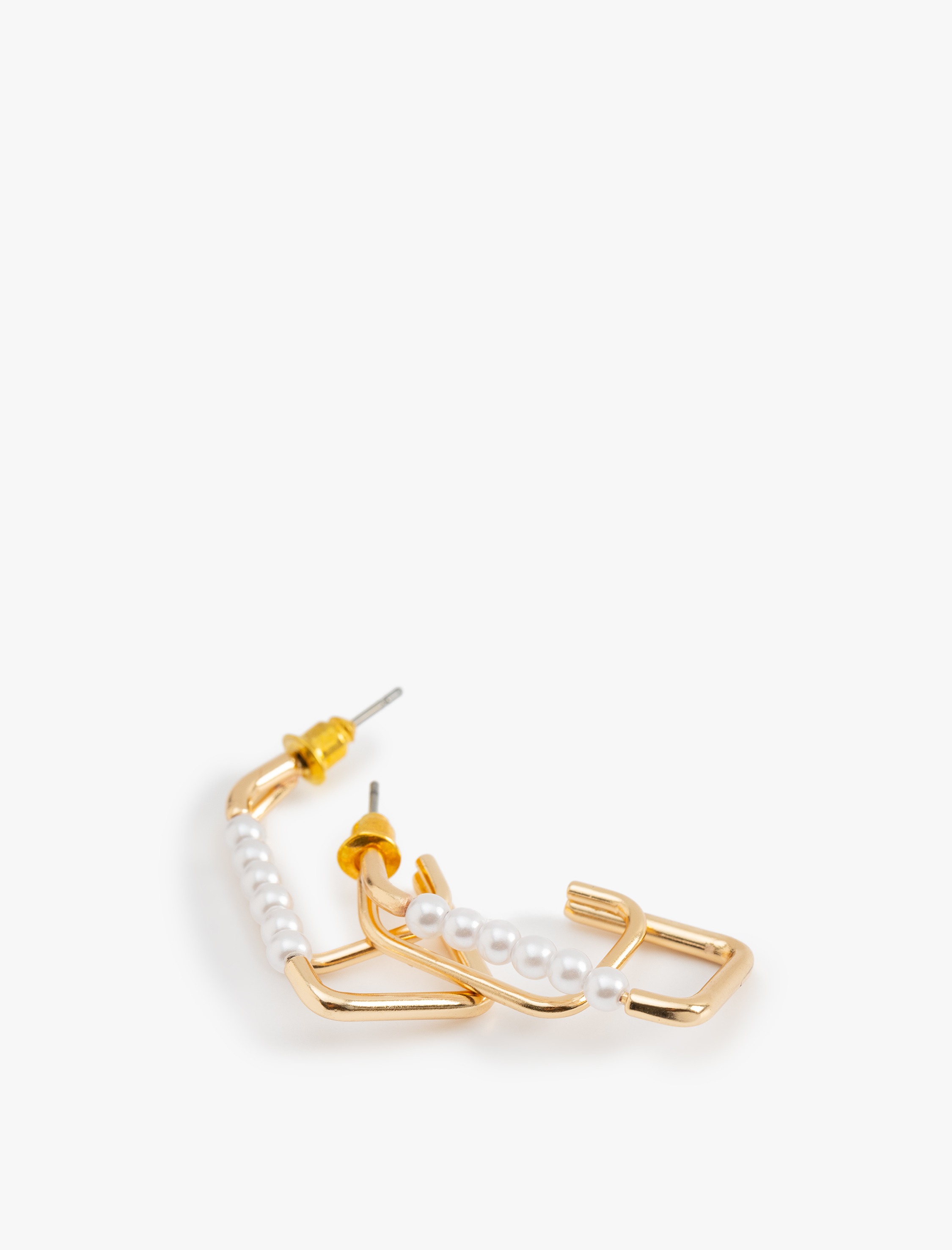  Kadın Geometrik İnci Küpe